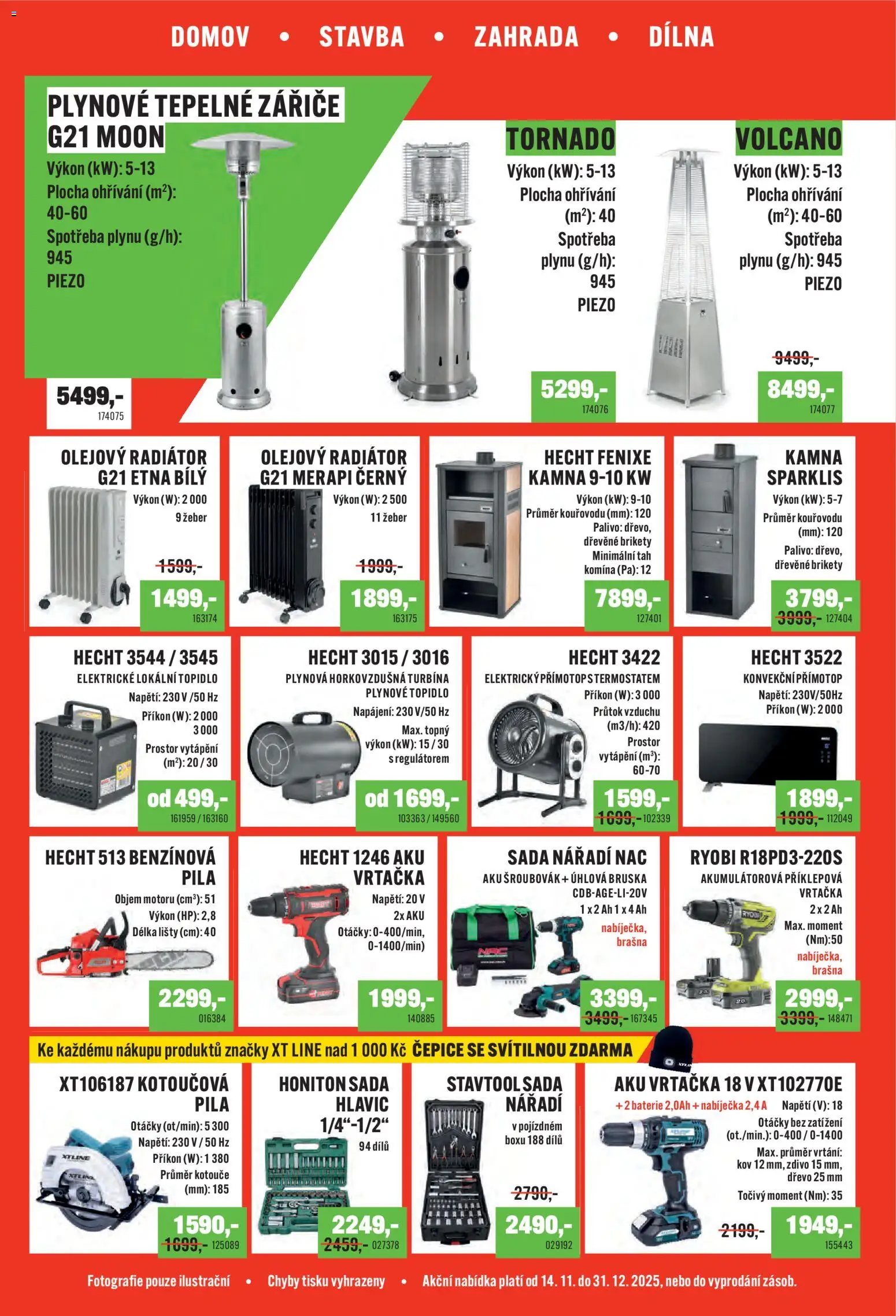 Haus Spezi leták od 14.11.2025 | Strana: 4 | Produkty: Dřevěné brikety, Hecht, Baterie, Vrtačka