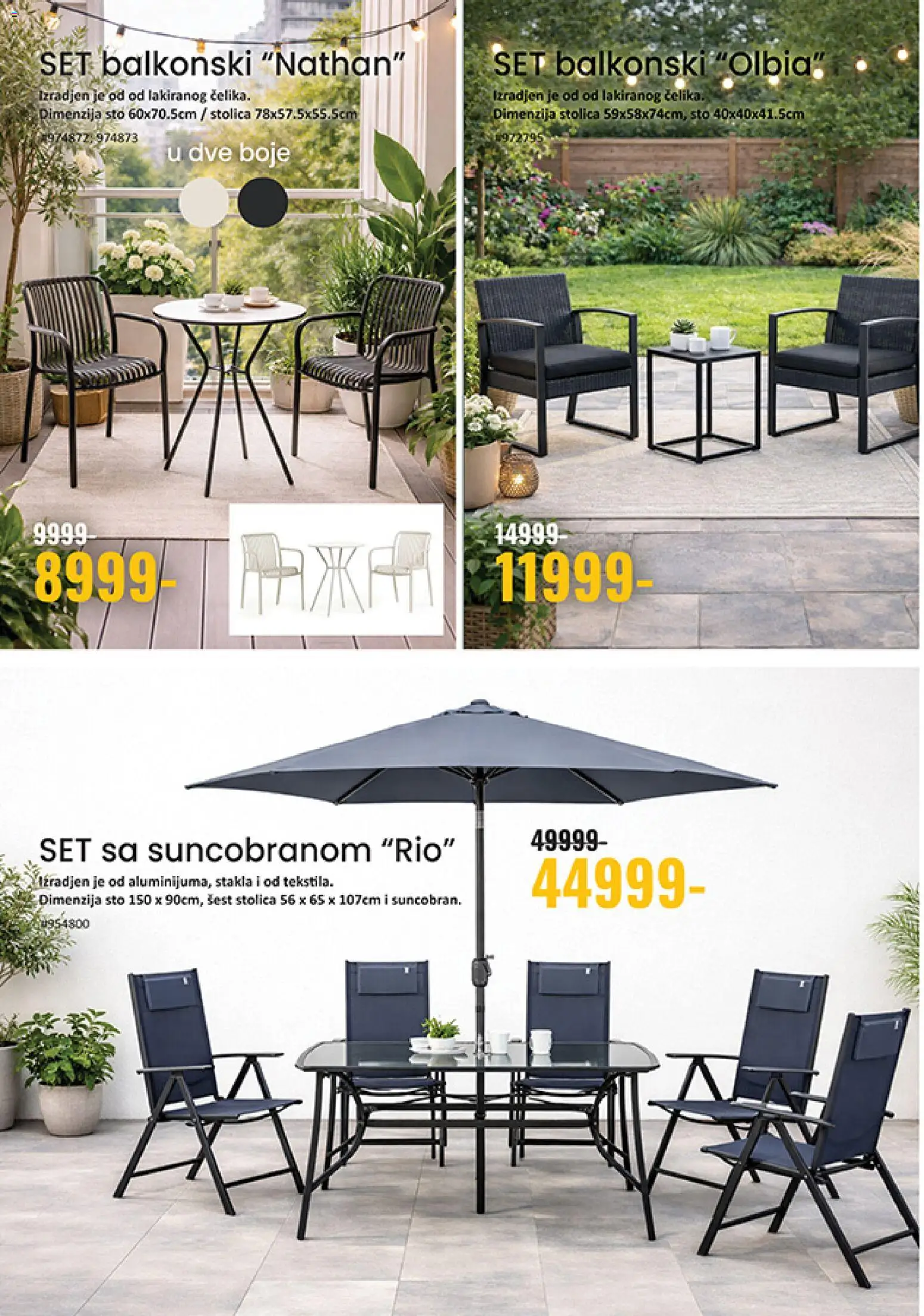 Uradi Sam katalog - važi od 08.04.2026 | Strana: 6 | Proizvode: Sto, Stolica