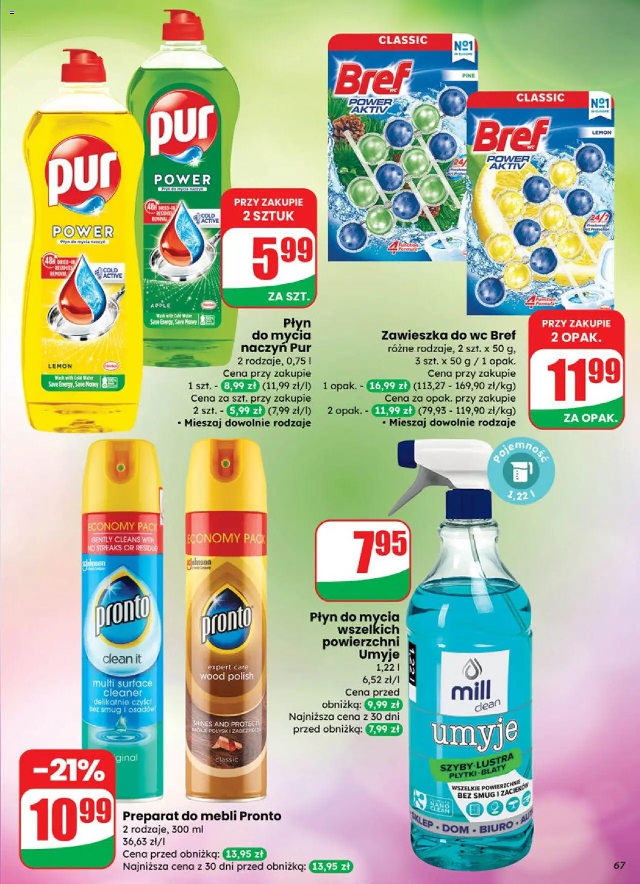 Dino Gazetka od 15.10.2025 | Strona: 67 | Produkty: Cleaner, Płyn do mycia naczyń