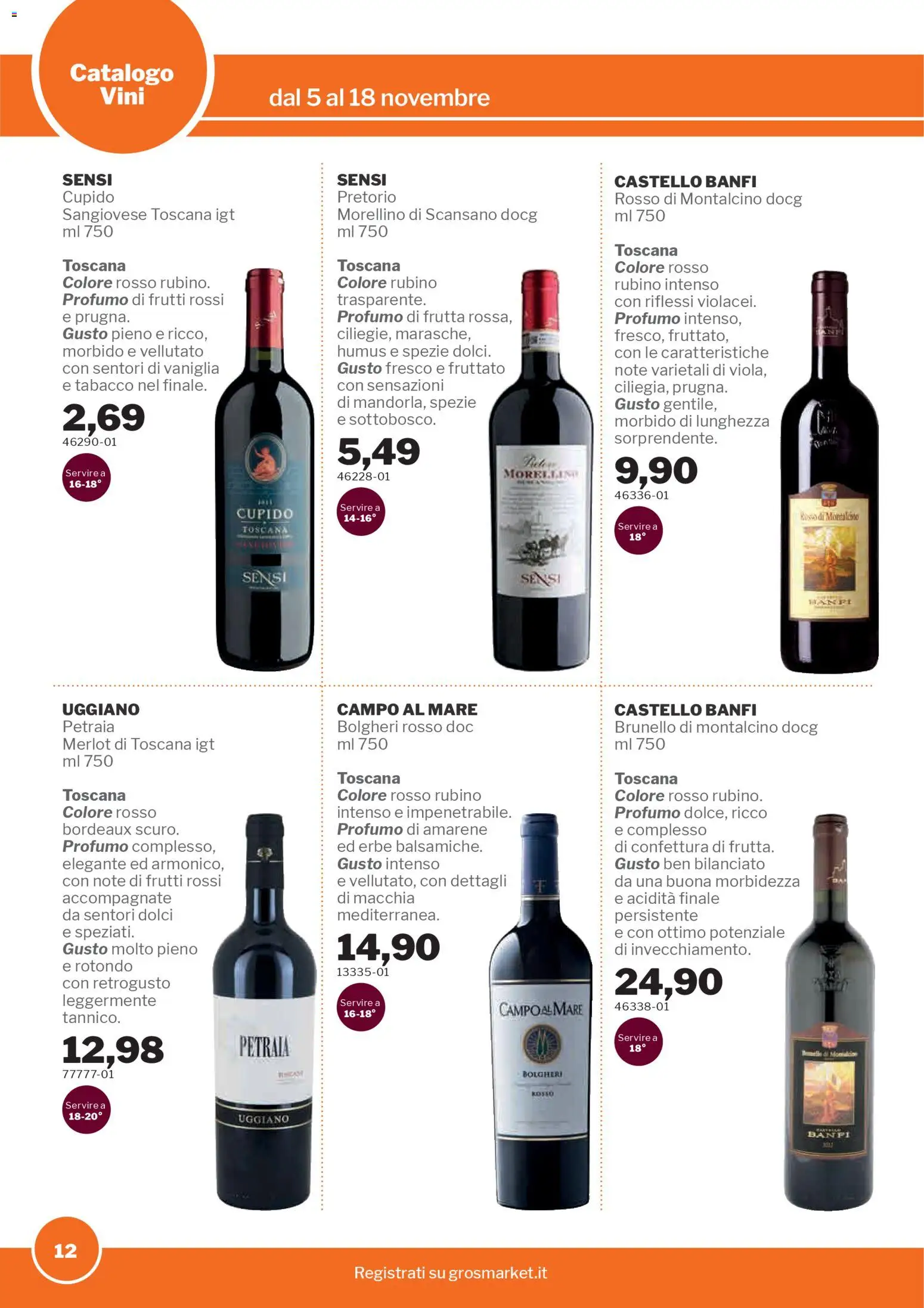 Volantino Sogegross del 05.11.2025 | Pagina: 12 | Prodotti: Spezie, Frutta, Profumo