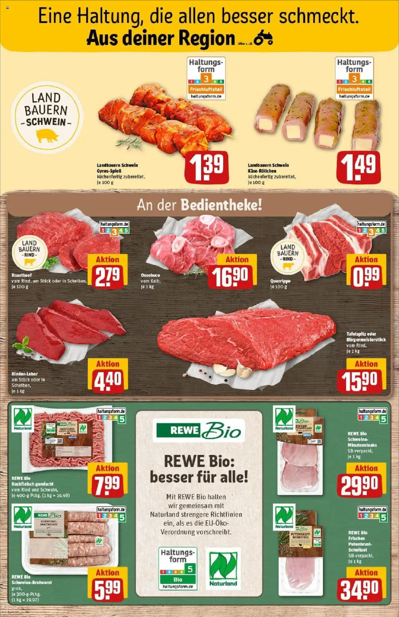 Rewe prospekt Zell Unter Aichelberg	 – gültig ab 06.10.2025 | Seite: 8 | Produkte: Tafelspitz, Schnitzel, Roastbeef, Hackfleisch