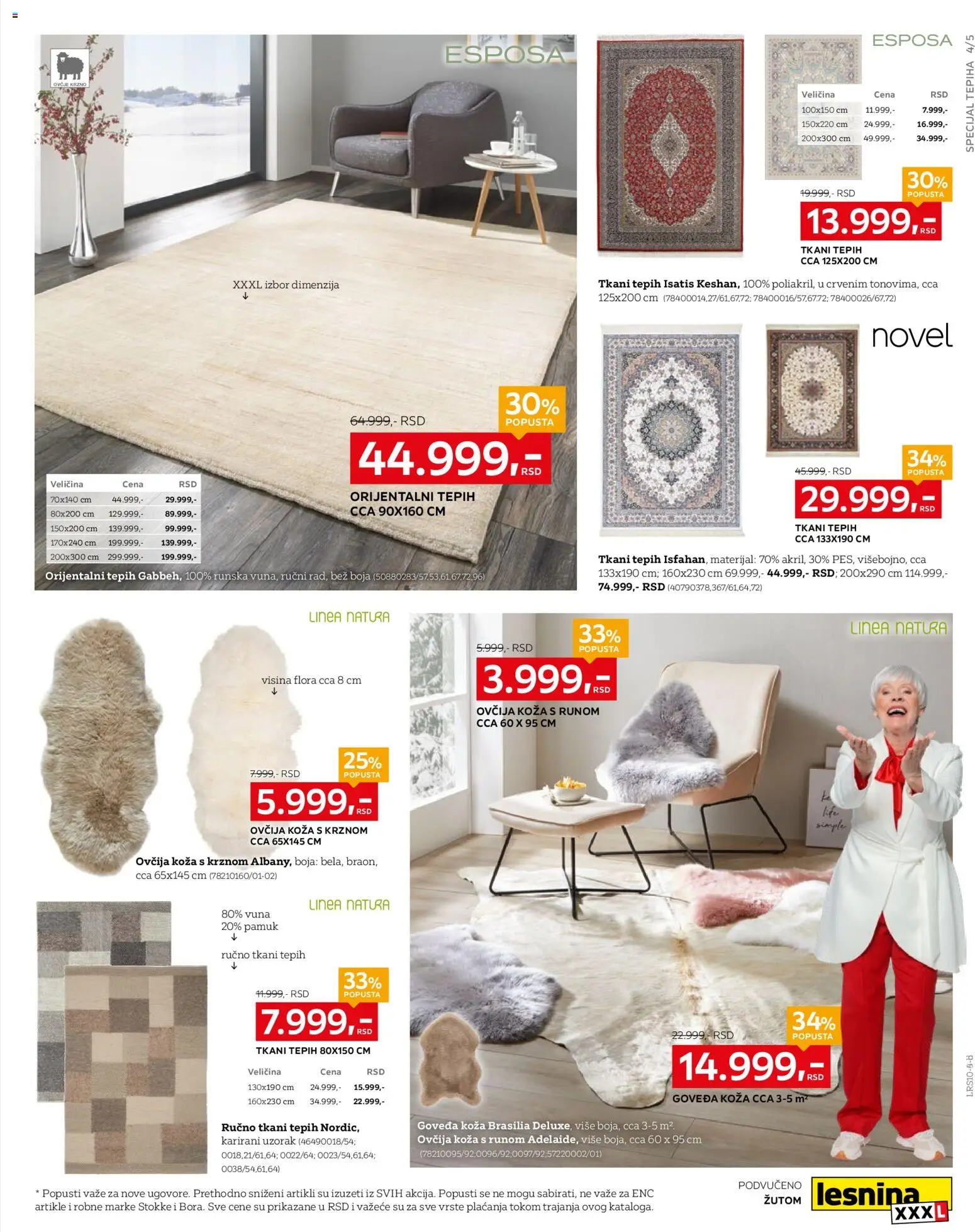 Lesnina XXXL katalog - važi od 27.10.2025 | Strana: 5 | Proizvode: Tepih