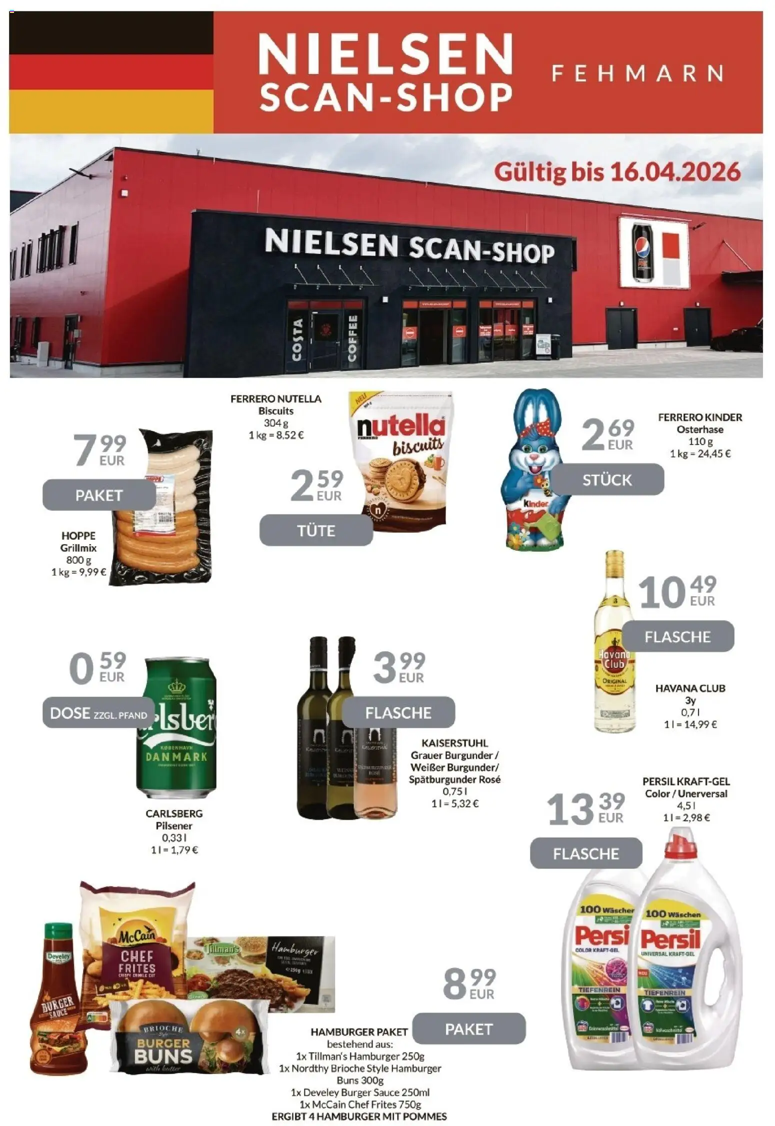 Nielsen Discount tilbudsavis – gyldig fra 07.04.2026 | Side: 1 | Produkter: Nutella