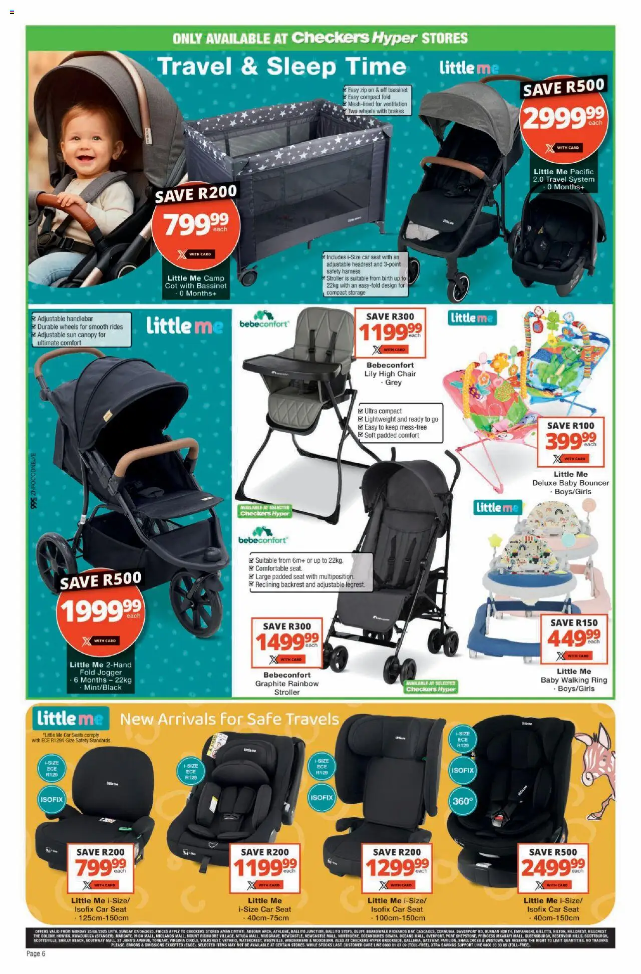Checkers KwaZulu-Natal - Baby Promotion │ valid from 25.08.2025 | Page: 6 | Products: Jogger, Chair