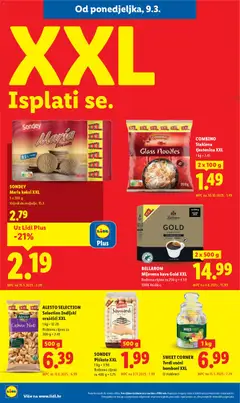 SWEET CORNER Tvrdi voćni bomboni XXL, 1 kg, U staklenci - Pregled kataloga iz trgovine Lidl, vrijedi od 09.03.2026 | Stranica: 8