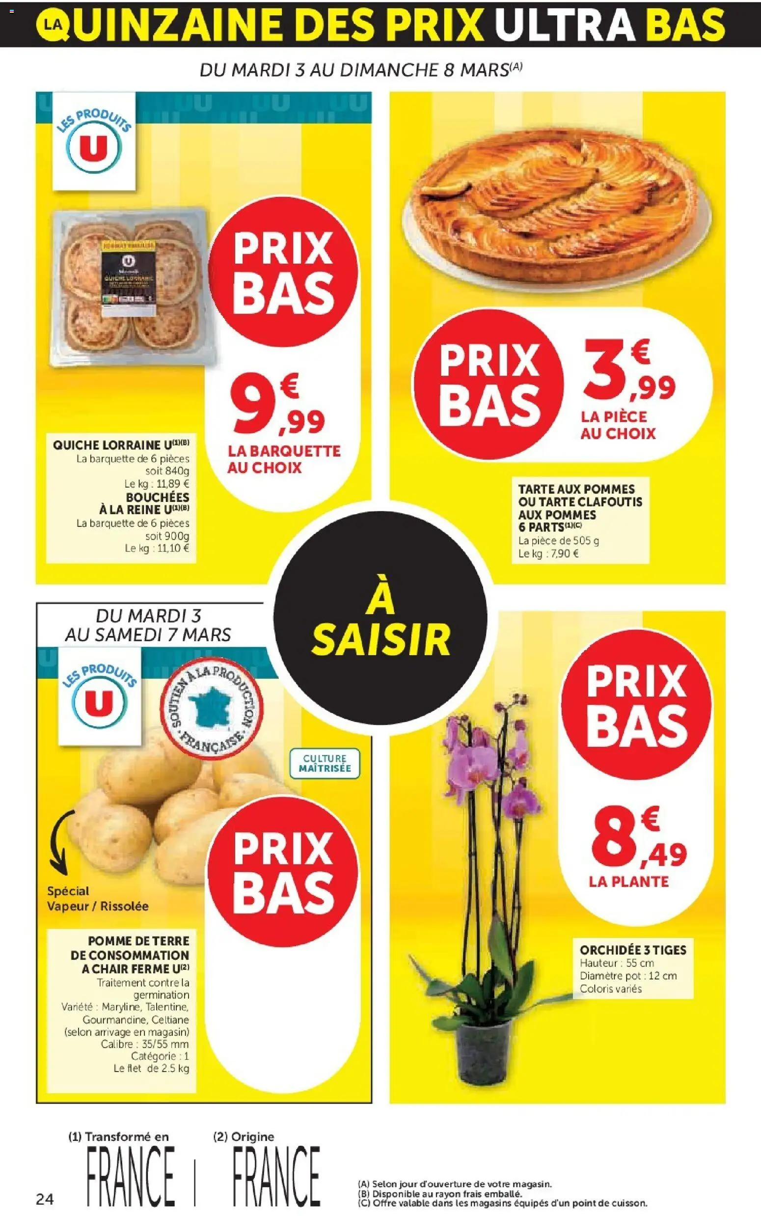 {H1} | Page: 24 | Produits: Pomme de terre, Pomme de terre de consommation, Pommes, Tarte aux pommes