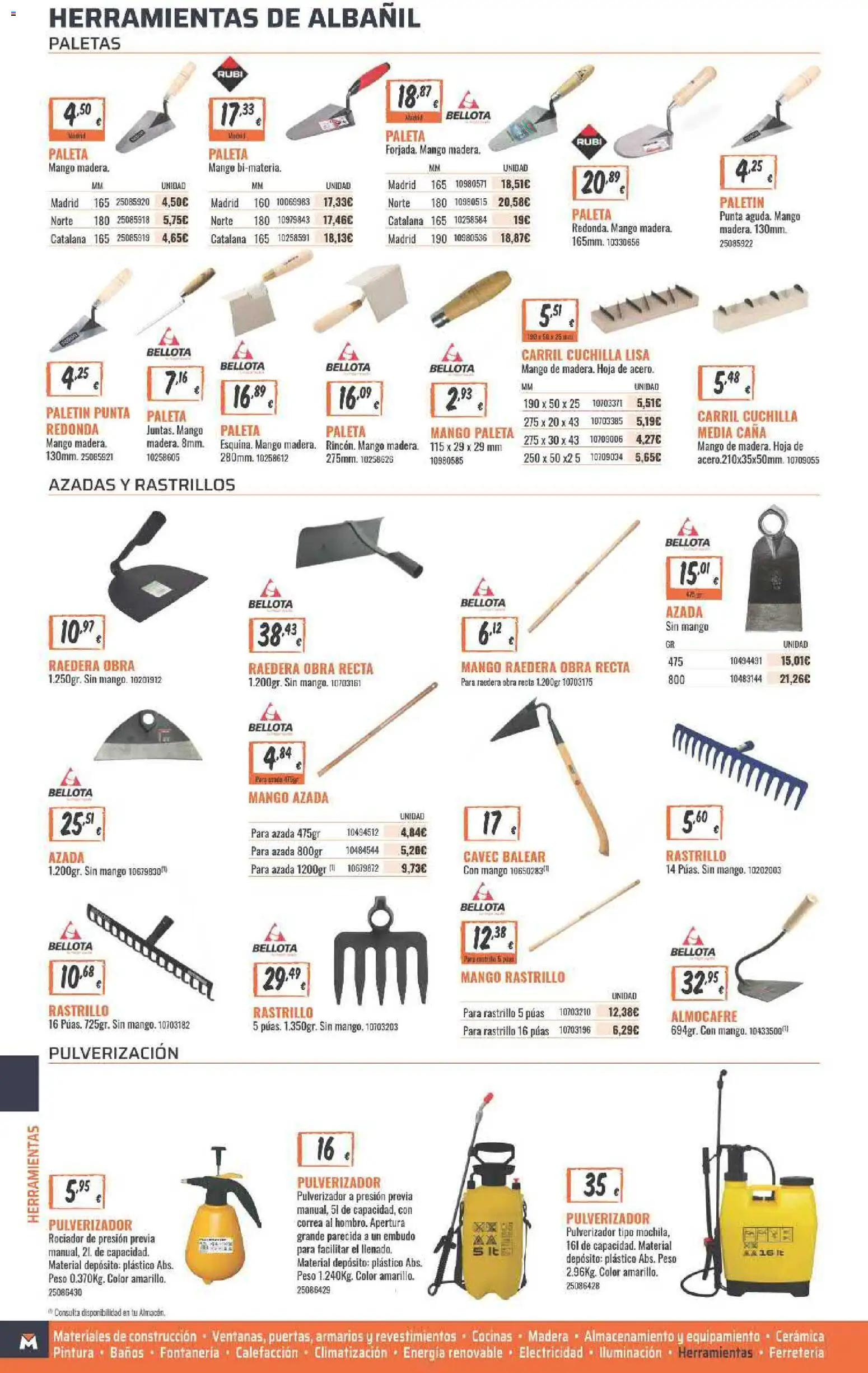 Obramat folleto │ válido desde el 23.03.2026 | Página: 420 | Productos: Rastrillo, Peso, Ρούτερ, Galette de chaise