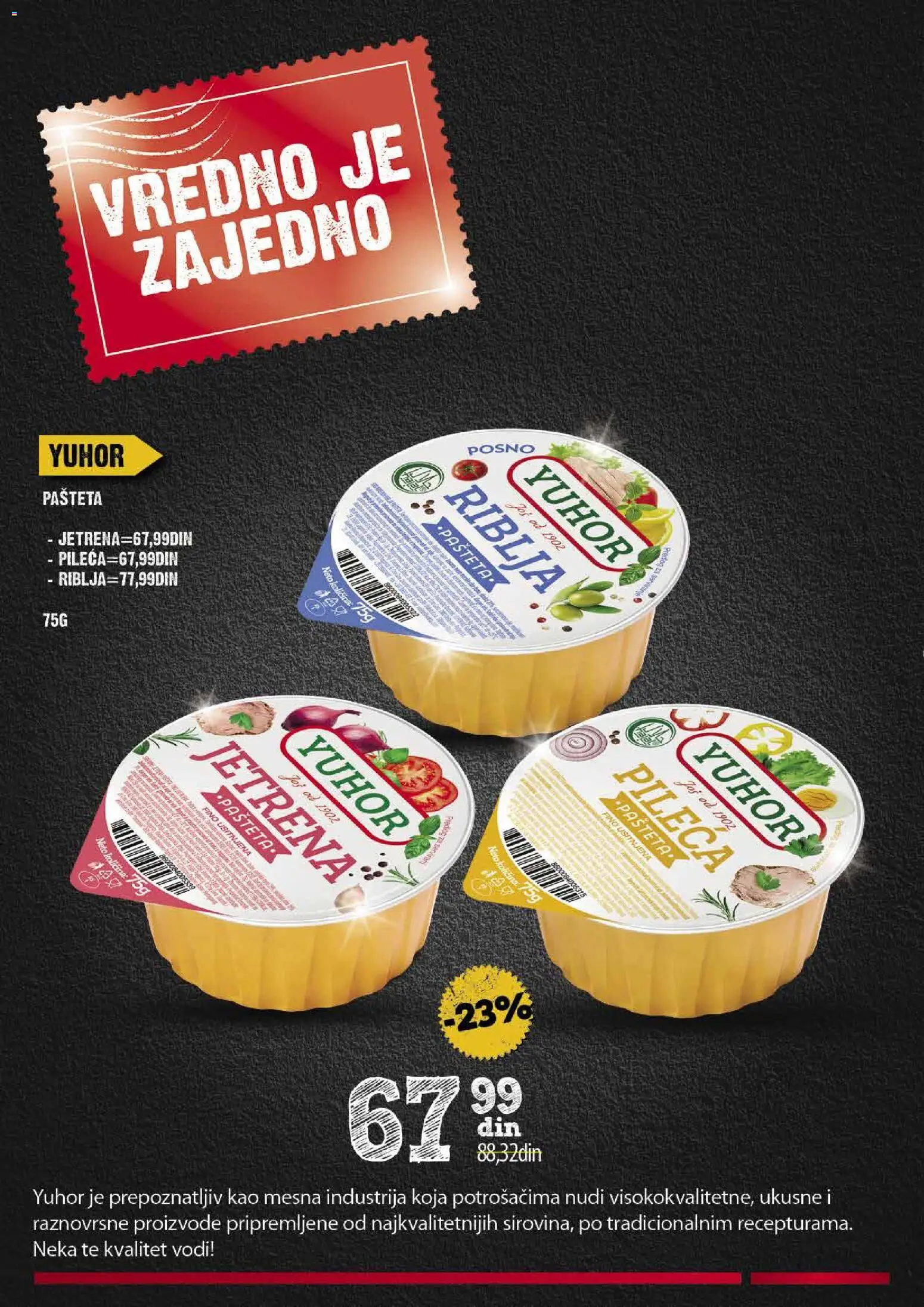 Idea katalog - važi od 19.03.2026 | Strana: 6 | Proizvode: Pašteta