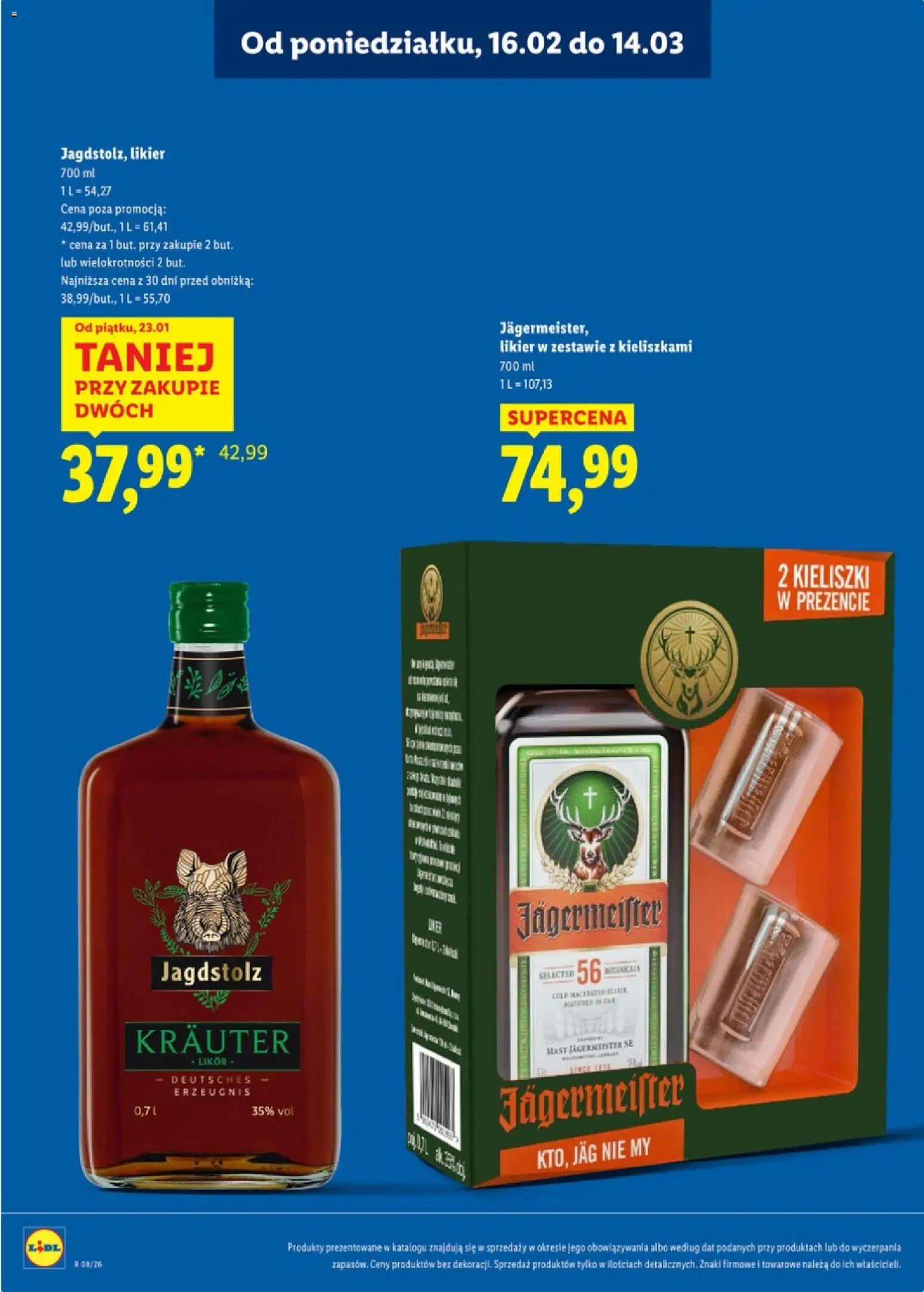 Lidl Polsko katalog - Alkoholi mocnych od 16.02.2026 | Strana: 17 | Produkty: Jägermeister