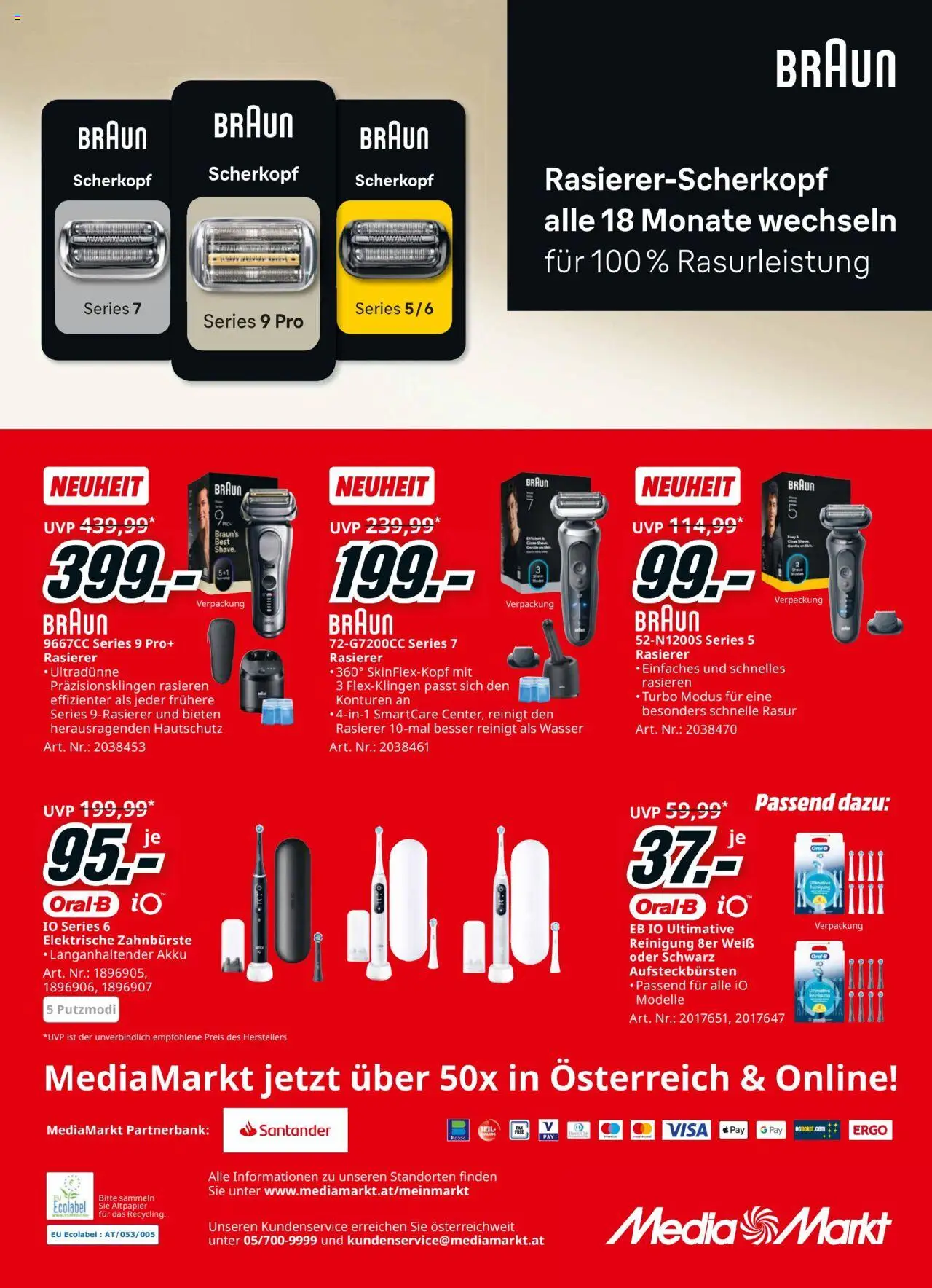 Media Markt Angebote gültig ab 24.08.2025 | Seite: 20 | Produkte: Wasser, Rasierer, Elektrische zahnbürste, Zahnbürste