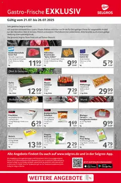 Selgros  Gastro Angebote gültig ab dem 21.07.2025