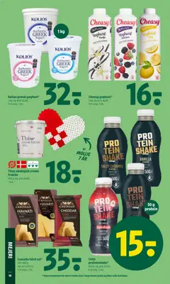 Kolios græsk yoghurt*, 1 kg. Frit valg. 1 stk. gyldig fra 18.12.2025 | Side: 12 | Produkter: Yoghurt, Cheddar, Creme fraiche, Fløde