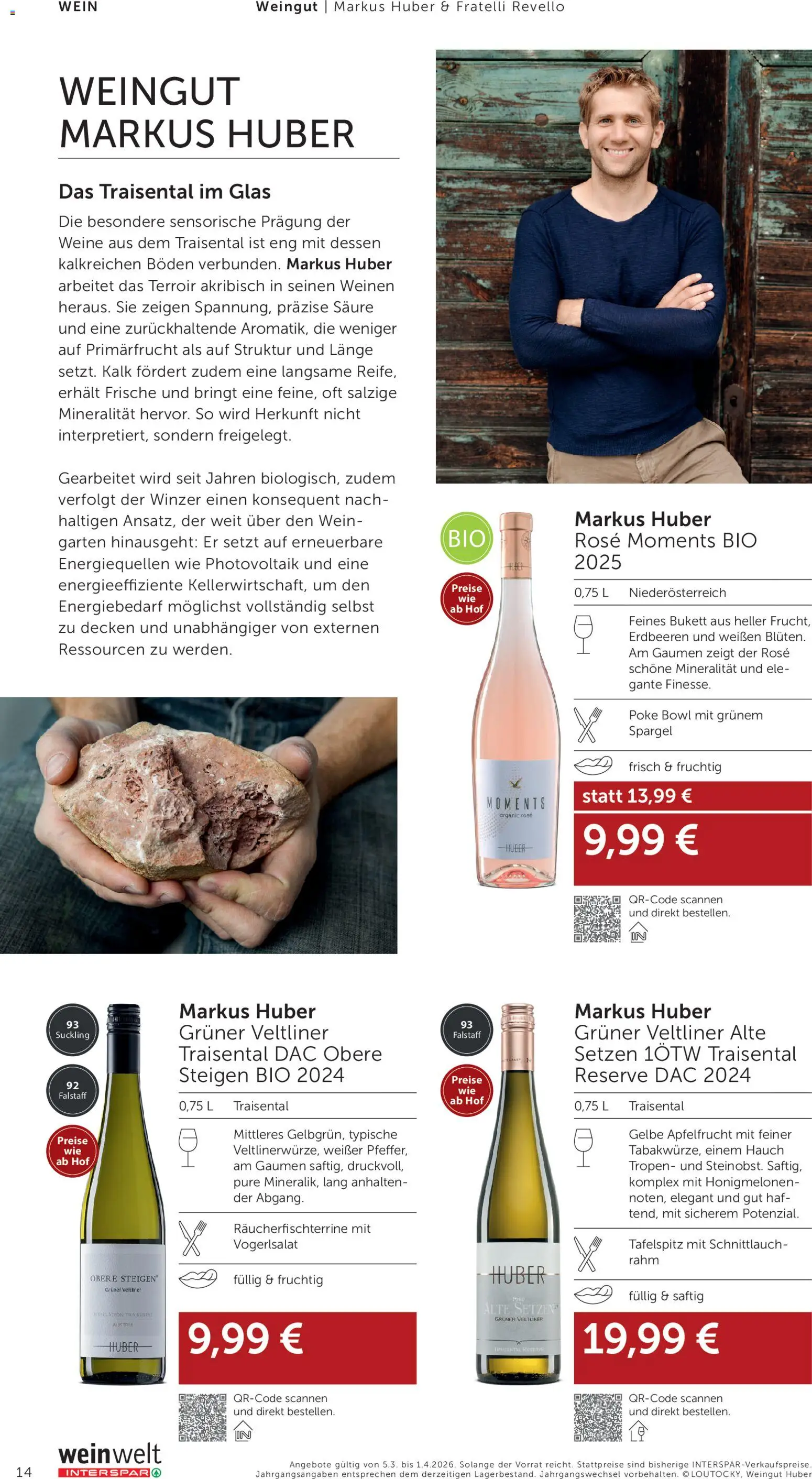 Interspar Wein Welt gültig ab 05.03.2026 | Seite: 14 | Produkte: Erdbeeren, Wein