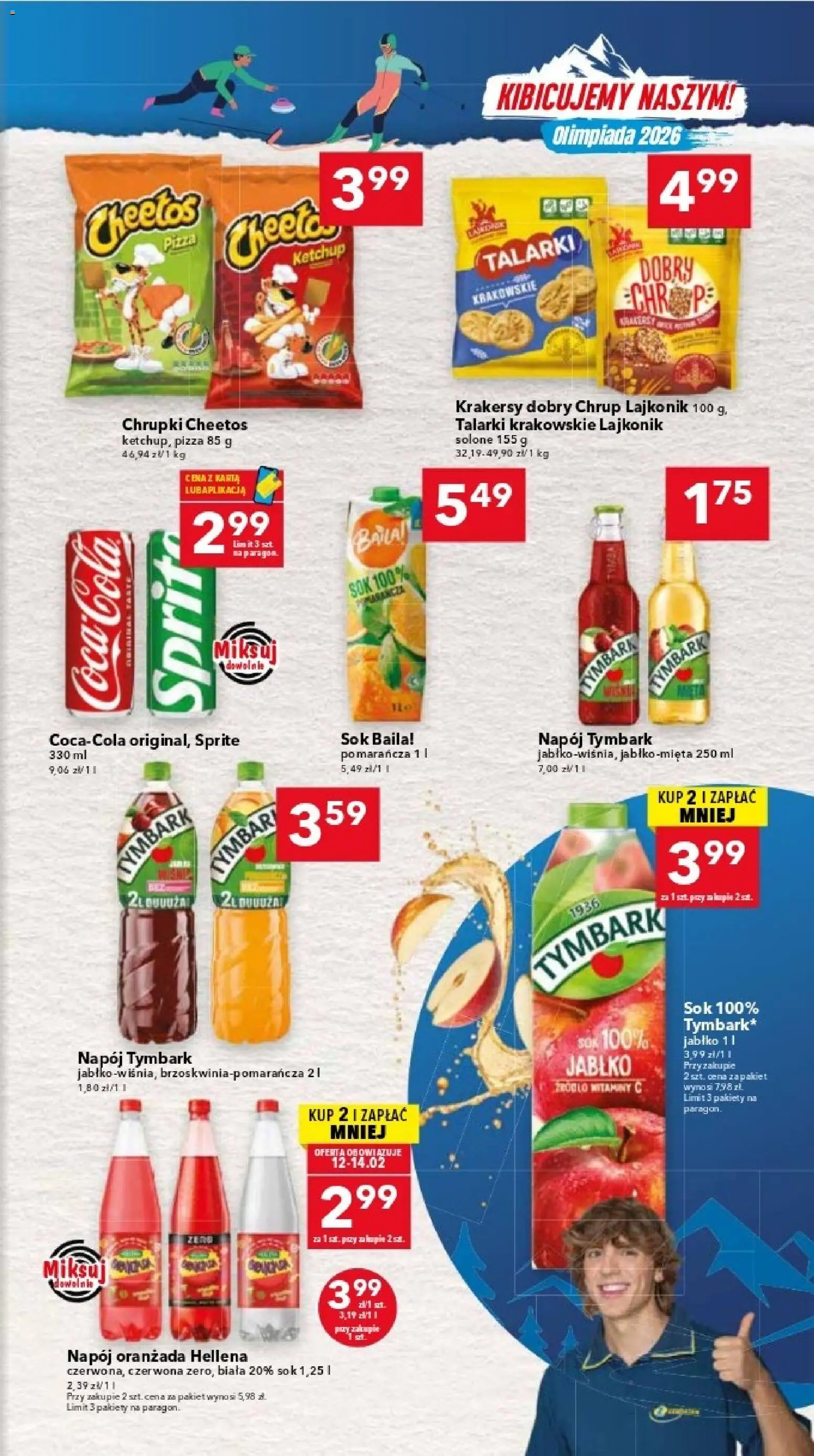 Lewiatan gazetka - Katowice od 12.02.2026 | Strona: 13 | Produkty: Ketchup, Chrupki, Coca cola, Oranżada hellena