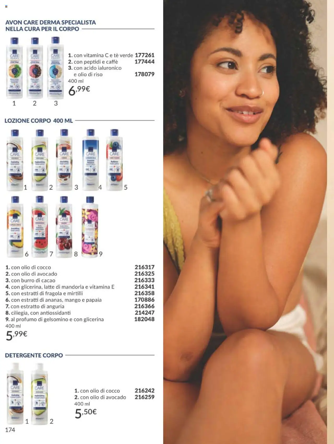 Volantino Avon del 01.09.2025 | Pagina: 174 | Prodotti: Caffè, Detergente, Avocado, Cocco