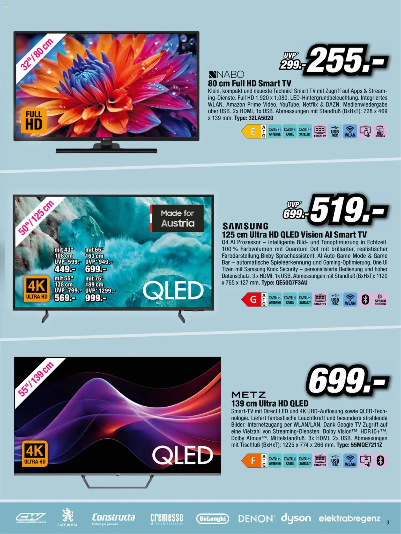 RED ZAC Flugblatt gültig ab 26.01.2026 | Seite: 3 | Produkte: TV, Kabel, Satellit, Samsung