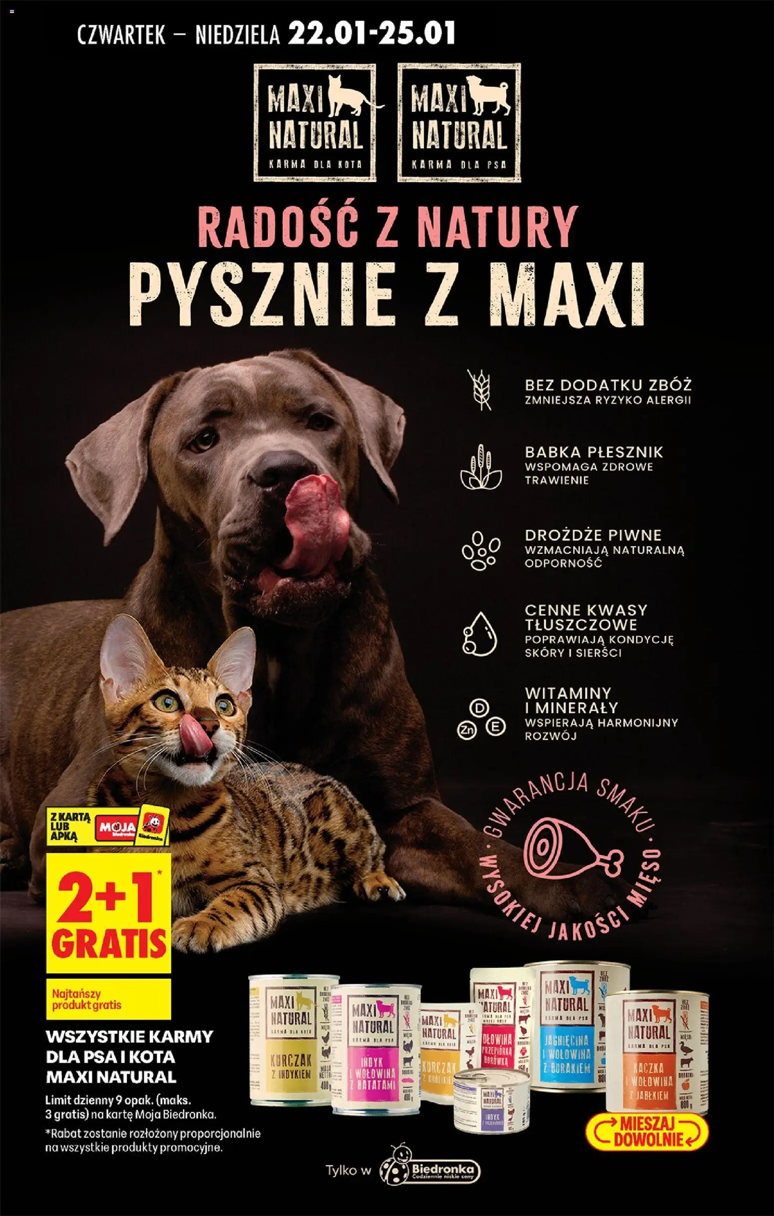 Biedronka gazetka - Oferta w tym tygodniu od 22.01.2026 | Strona: 71 | Produkty: Karma dla psa, Activ pet karma, Wołowina, Ciasteczka
