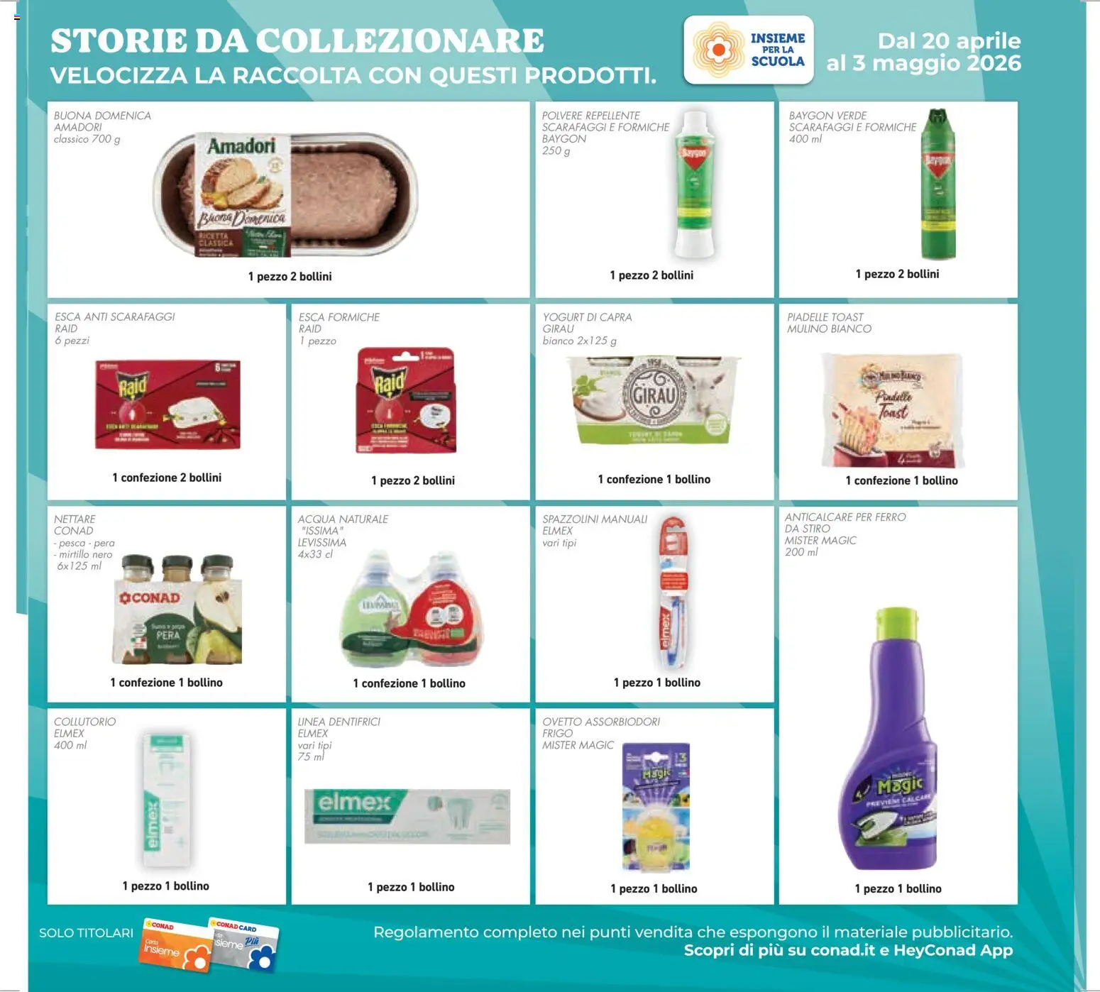 Volantino Conad del 22.04.2026 | Pagina: 39 | Prodotti: Yogurt, Collutorio, Pesca, Pera