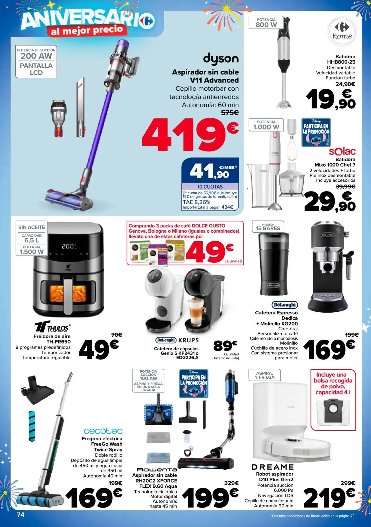 Carrefour folleto │ válido desde el 25.09.2025 | Página: 74 | Productos: Café molido, Bolsa, Navegación, Aspirador