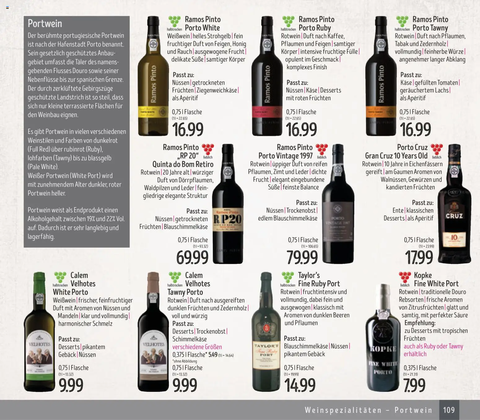 Edeka Struve Wein– und Spirituosen – gültig ab 14.11.2025 | Seite: 109 | Produkte: Käse, Tomaten, Mandeln, Finish