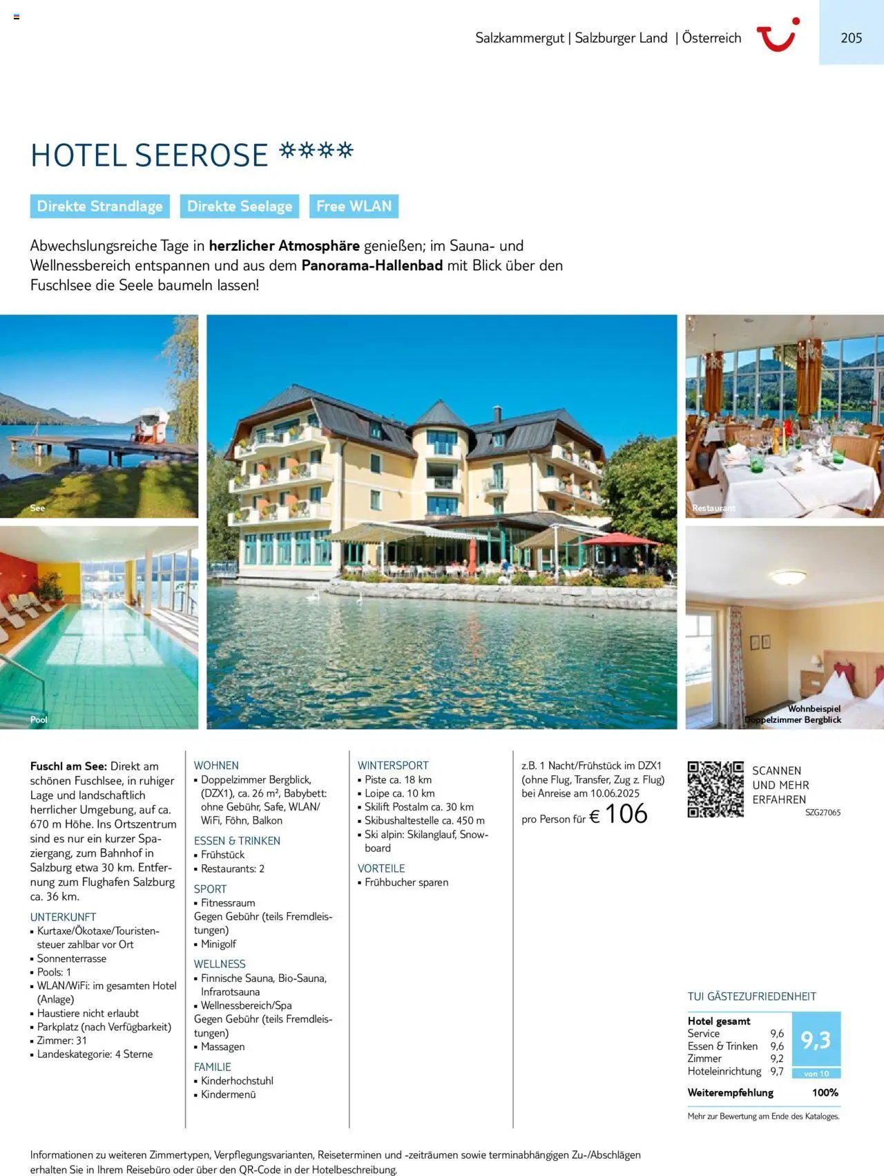 TUI Prospekt 	 – gültig ab 01.11.2024 | Seite: 205 | Produkte: Babybett, Ski