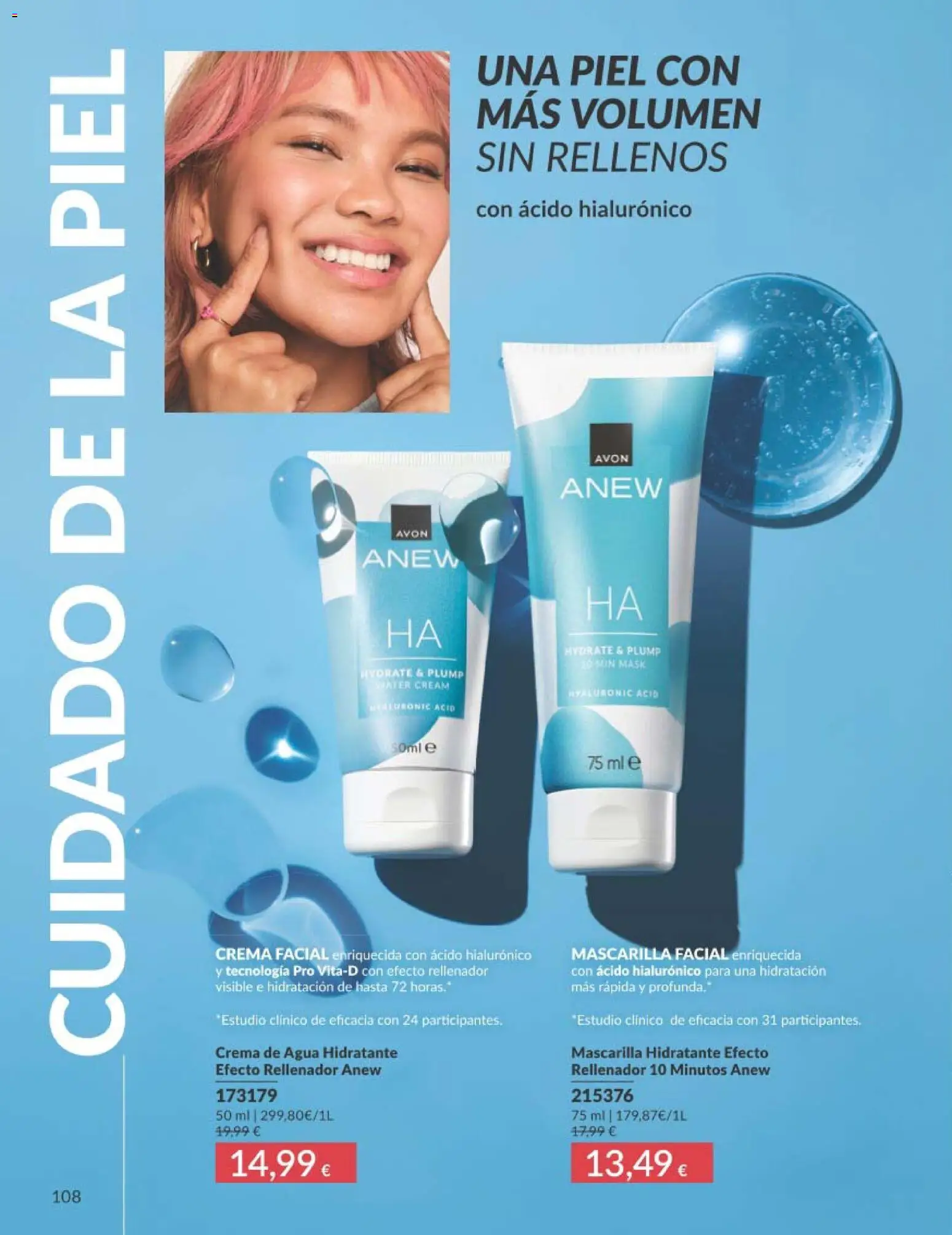 Catálogo AVON campaña 3 │ válido desde el 01.03.2026 | Página: 122 | Productos: Crema facial, Mascarilla facial, Crema