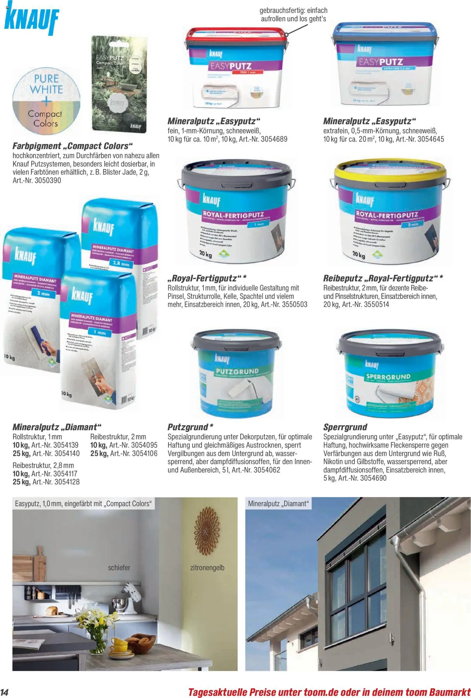 Toom Baumarkt Baustoffe & Bauelemente 2026 – gültig ab 20.02.2026 | Seite: 14 | Produkte: Wasser