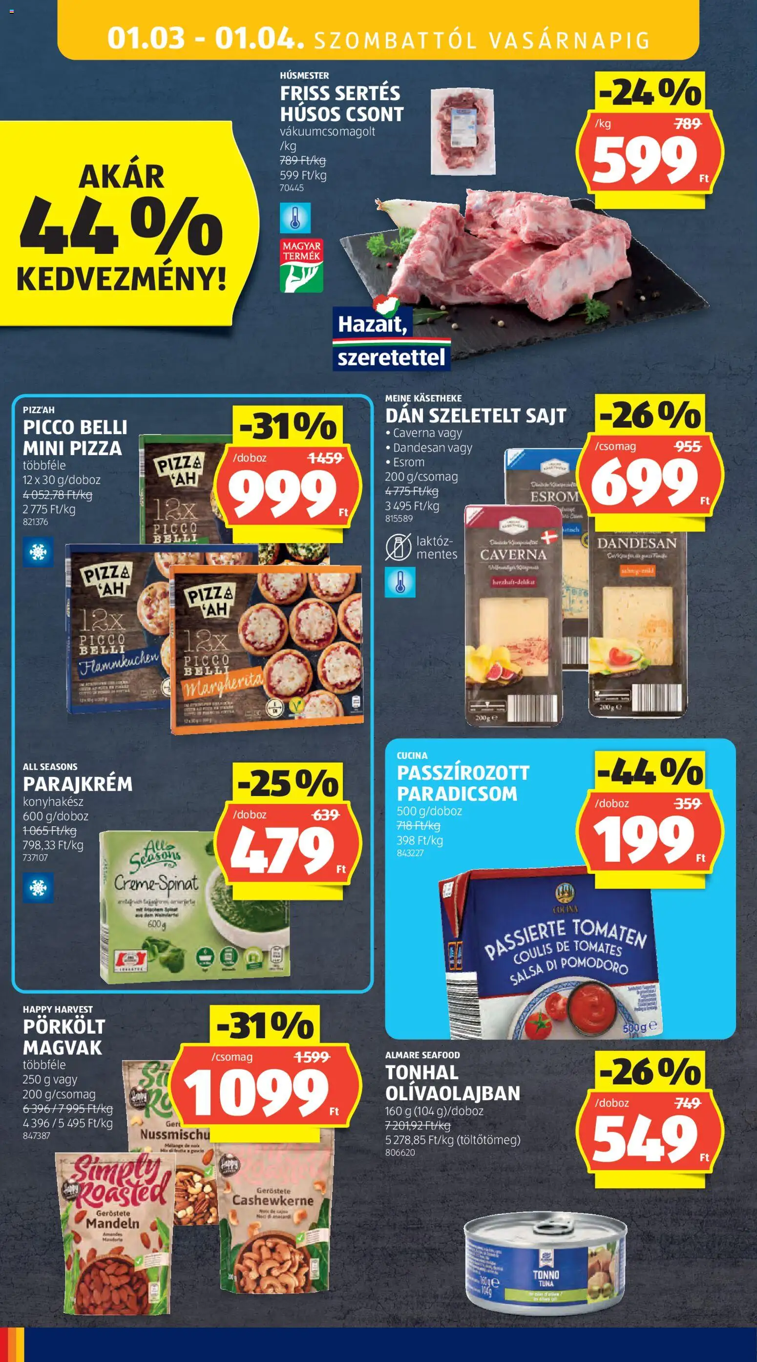 Aldi akciós ujság - amely érvényes a következő dátumtól: 02.01.2026 | Oldal: 24 | Termékek: Doboz, Sajt, Pizza, Paradicsom