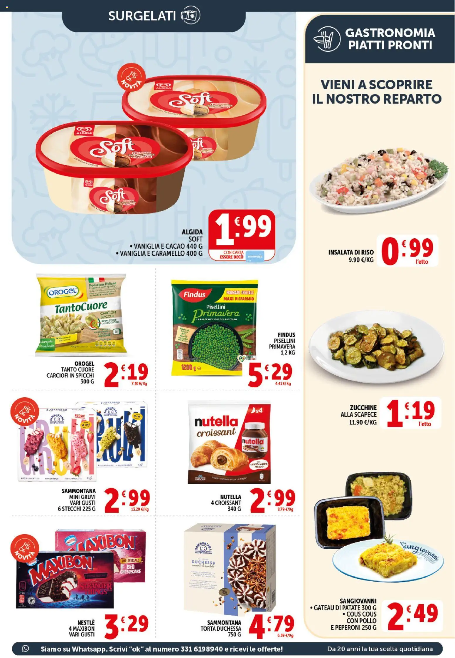 Volantino Decò del 21.04.2026 | Pagina: 9 | Prodotti: Insalata, Nutella, Cous cous, Insalata di riso