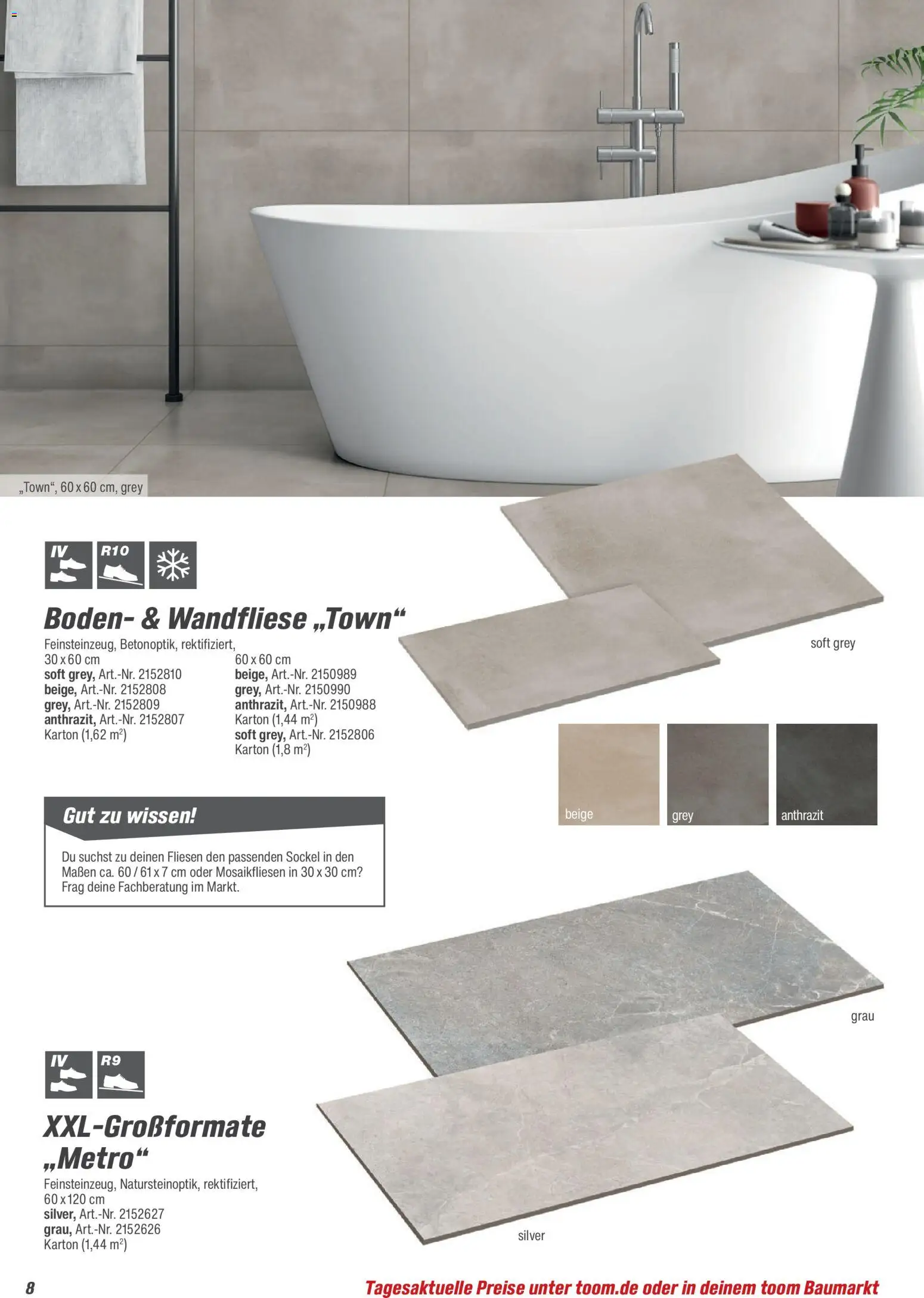 Toom Baumarkt Fliesen & Zubehör 2026 – gültig ab 01.01.2026 | Seite: 8