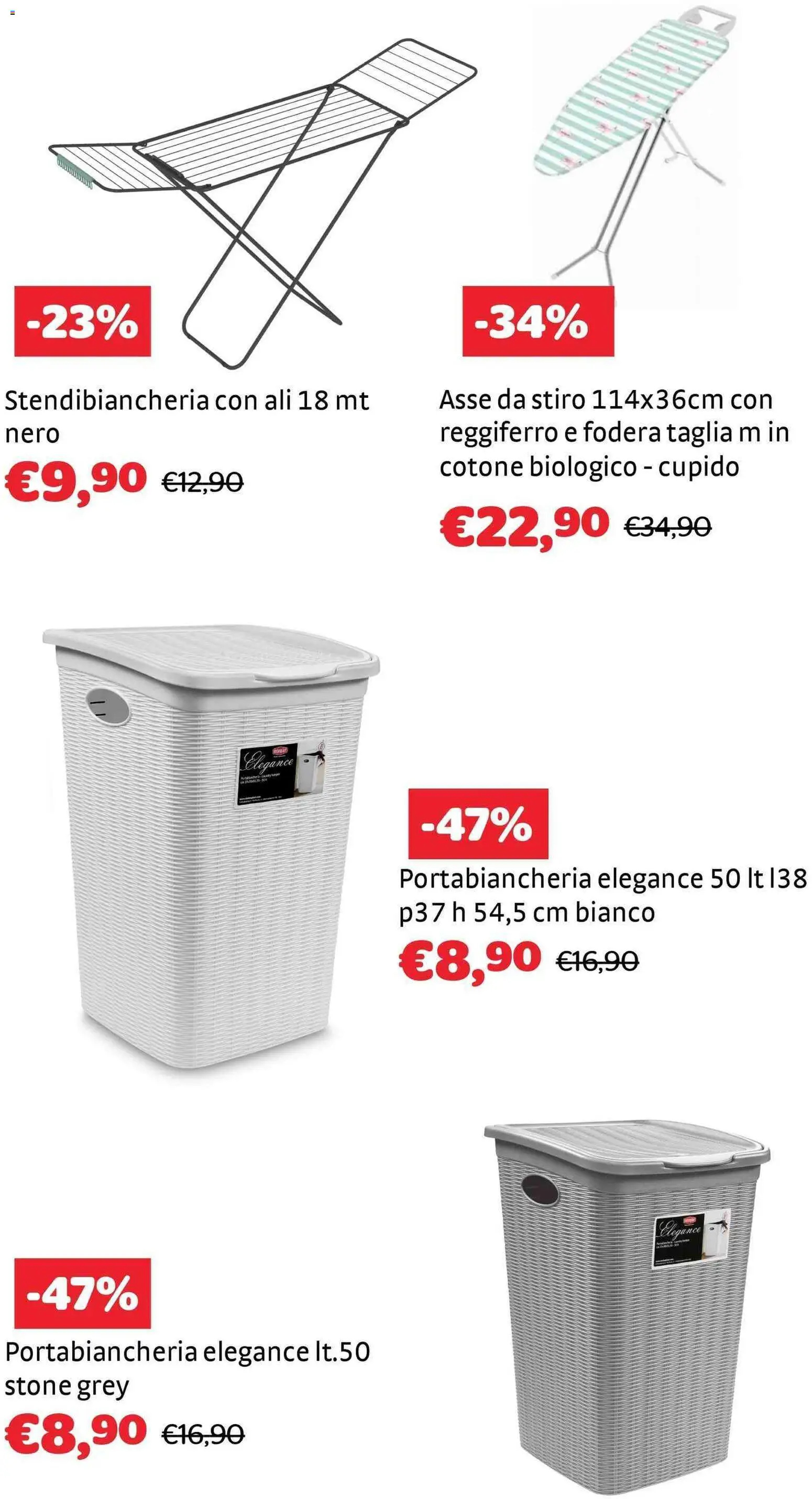 Volantino Brico Center del 02.01.2026 | Pagina: 13 | Prodotti: Stendibiancheria, Portabiancheria