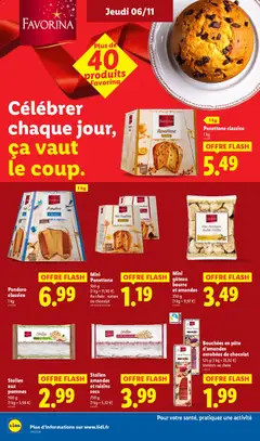 LIDL - Prévisualisation de Stollen amandes et raisins secs, 750 g Stollen amandes et raisins secs valide à partir de 06.11.2025 | Page: 34