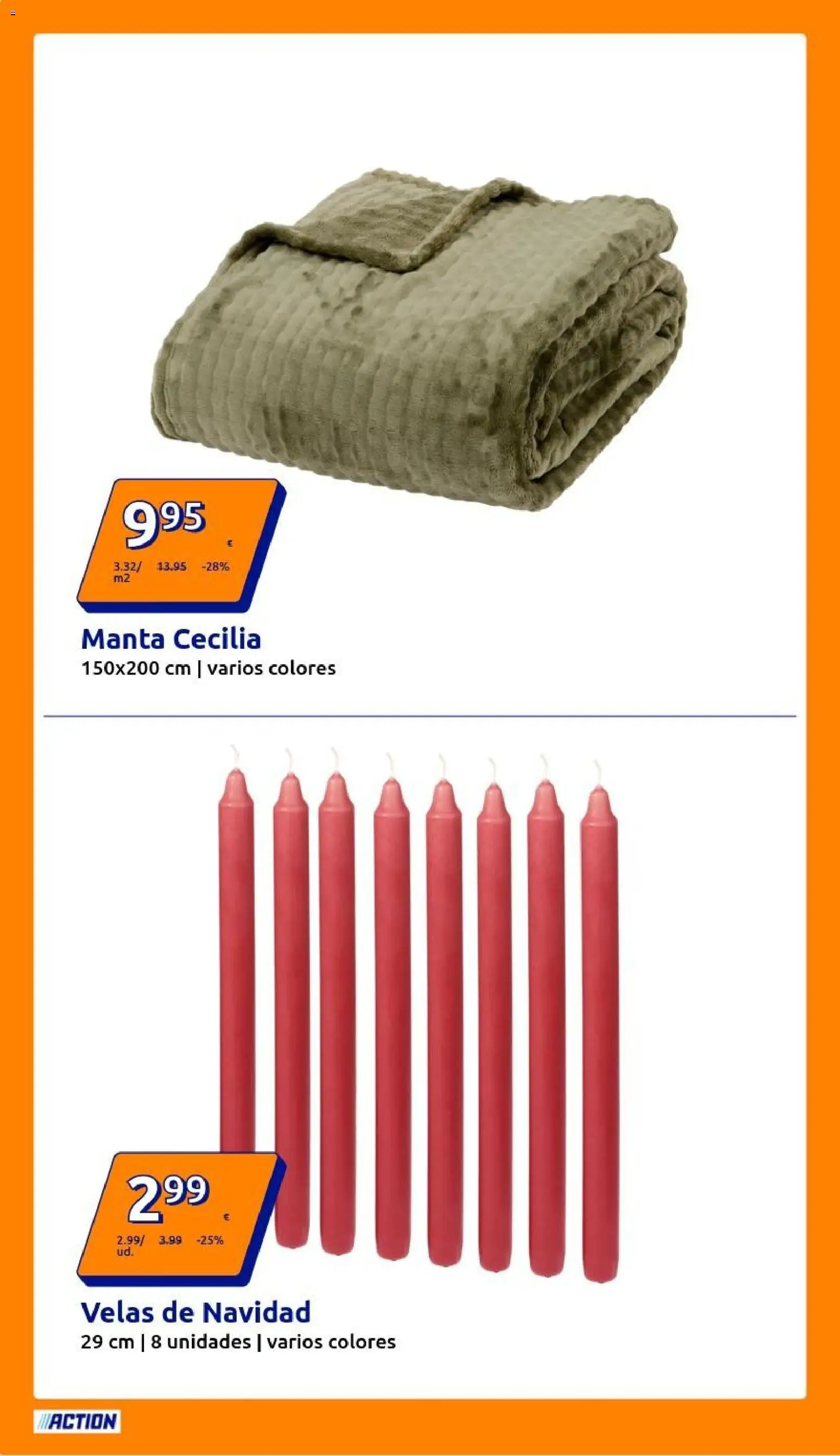 Action - Action ES week 51 2025 │ válido desde el 17.12.2025 | Página: 4 | Productos: Manta, Βραχιόλι