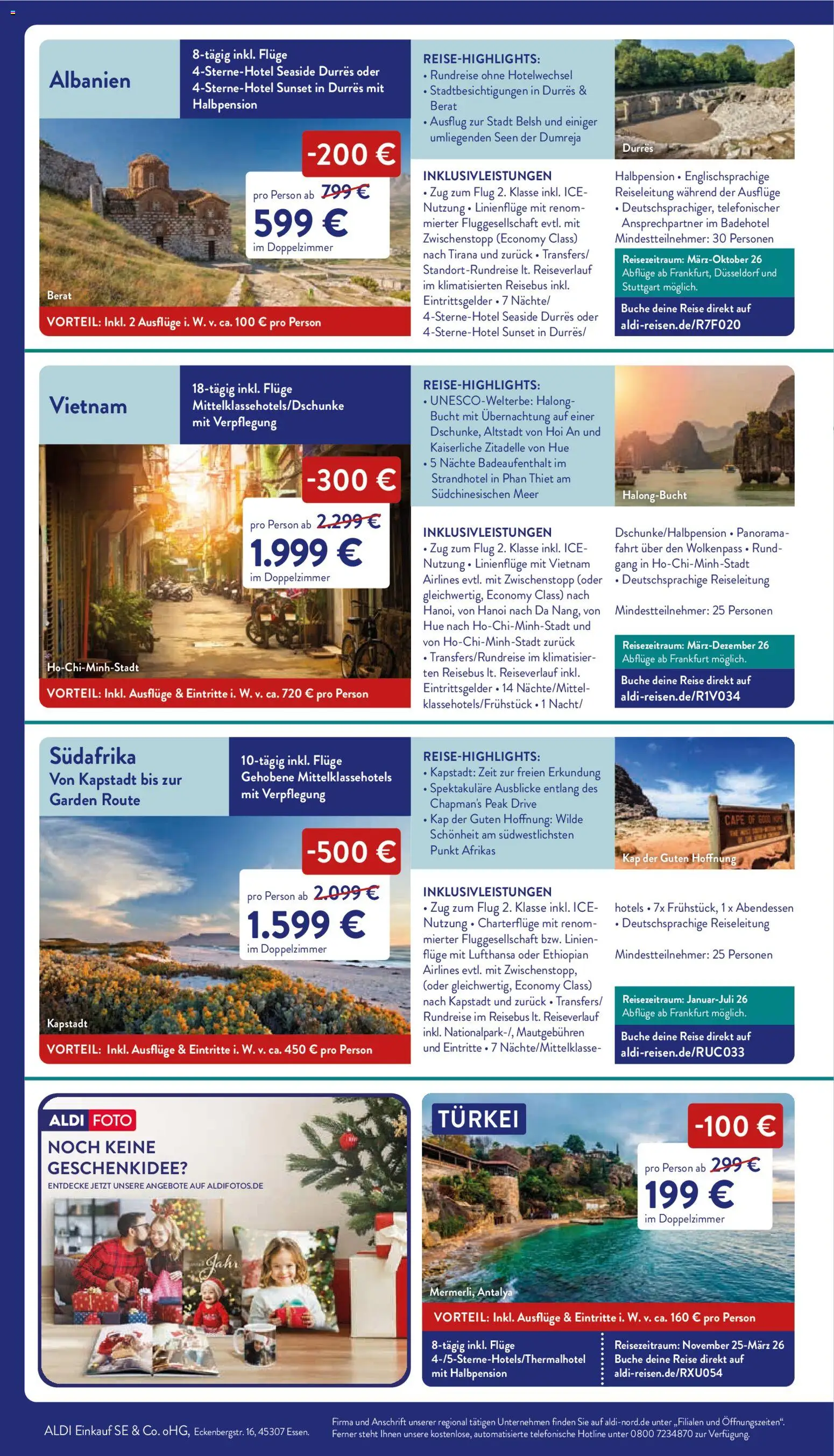 Aldi Reisen Angebote zum Tiefpreis – gültig ab 20.11.2025 | Seite: 2