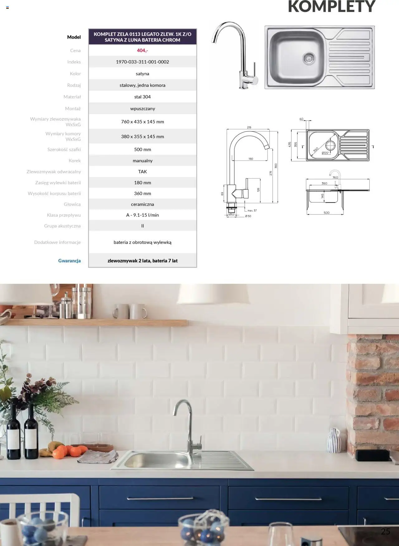 Salony Agata Gazetka - Deante Armatura od 01.09.2025 | Strona: 25 | Produkty: Bateria