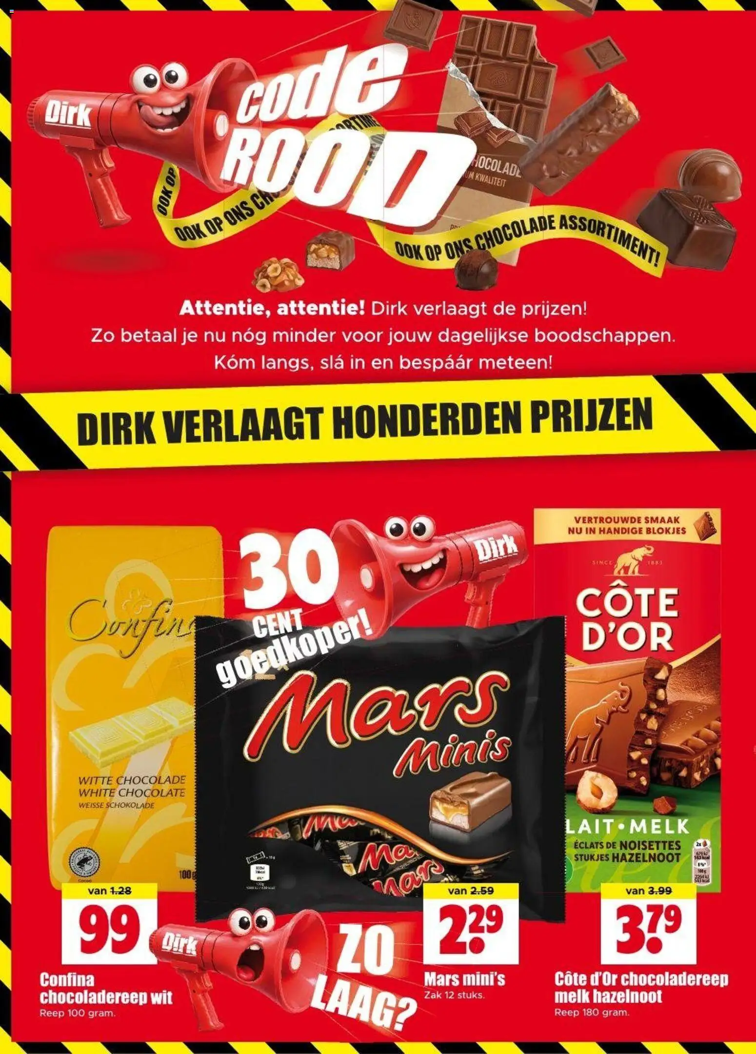 {H1} | Pagina: 2 | Producten: Melk, Chocolade, Zak, Mars