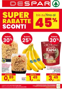 Anteprima del volantino Despar volantino Bolzano valido a partire dal 05.03.2026