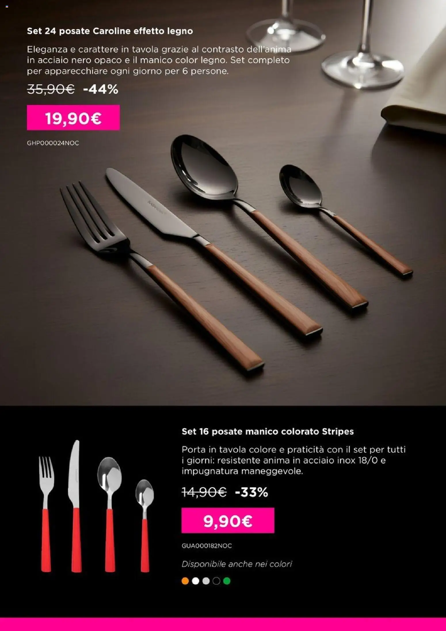 Volantino Kasanova del 11.11.2025 | Pagina: 22 | Prodotti: Posate