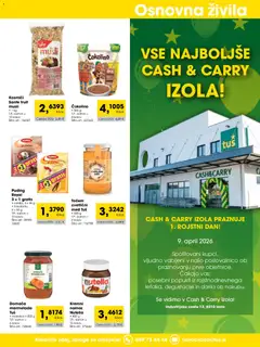 Tuš katalog akcije – veljaven od 01.04.2026 | Stran: 9 | Izdelki: Namaz, Marmelada, Čokolino, Kosmici