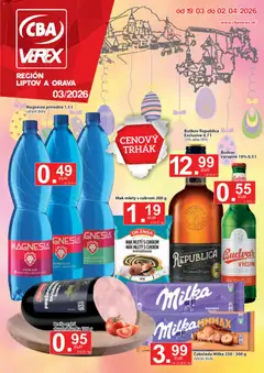 CBA Verex leták platný od 19.03.2026