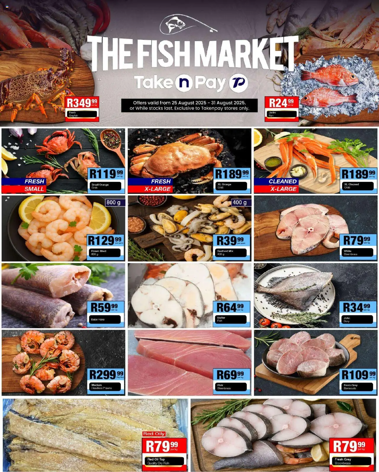 Take n Pay - Specials │ valid from 25.08.2025 | Page: 20 | Products: Oil, Fish, Seafood