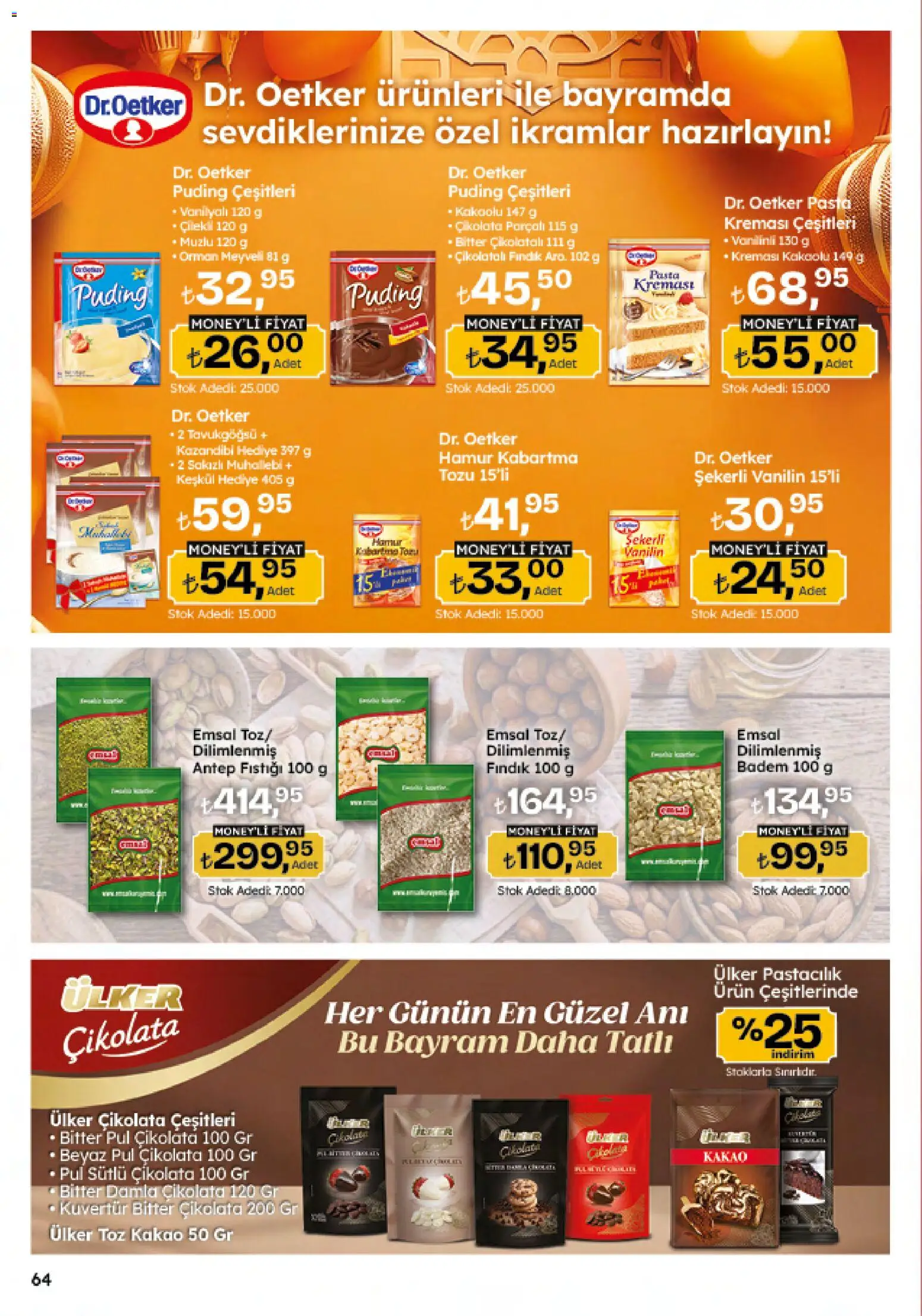 Migros Katalog - 5M Migroskop Dijital - 12.03.2026 tarihinden itibaren geçerlidir | Sayfa: 64 | Ürünler: Çikolata, Fındık, Badem