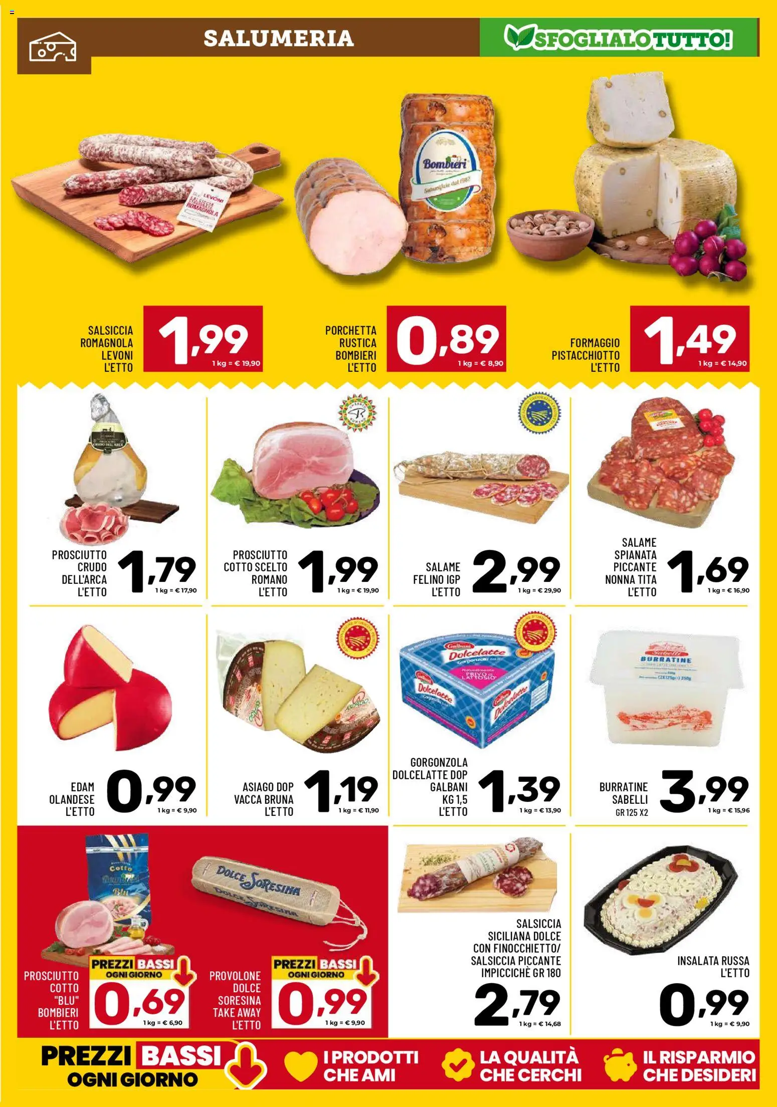 Volantino Il Centesimo del 18.12.2025 | Pagina: 13 | Prodotti: Provolone, Porchetta, Salame, Salsiccia