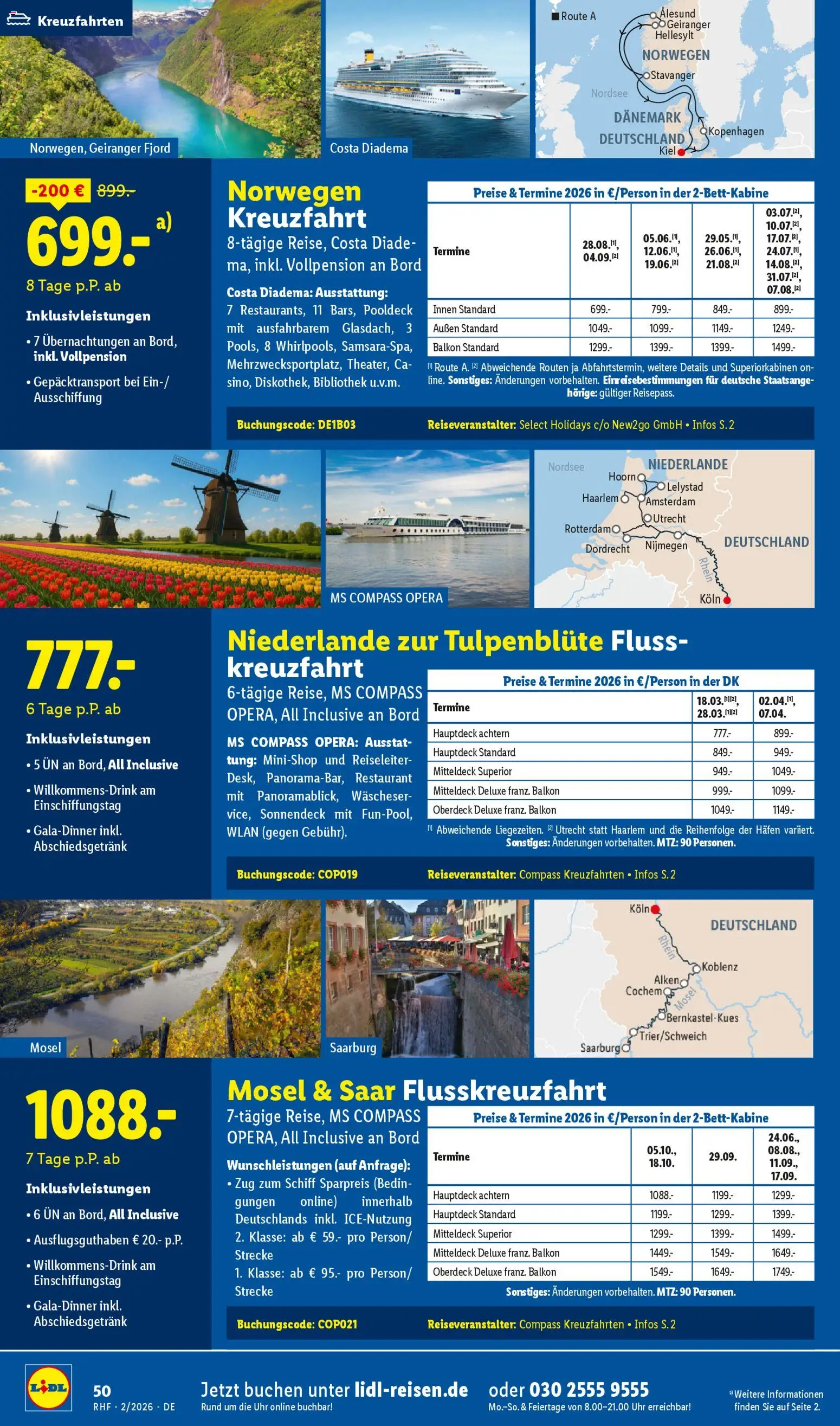Lidl Reisen Prospekt 	 – gültig ab 31.01.2026 | Seite: 50 | Produkte: Bibliothek, Uhr