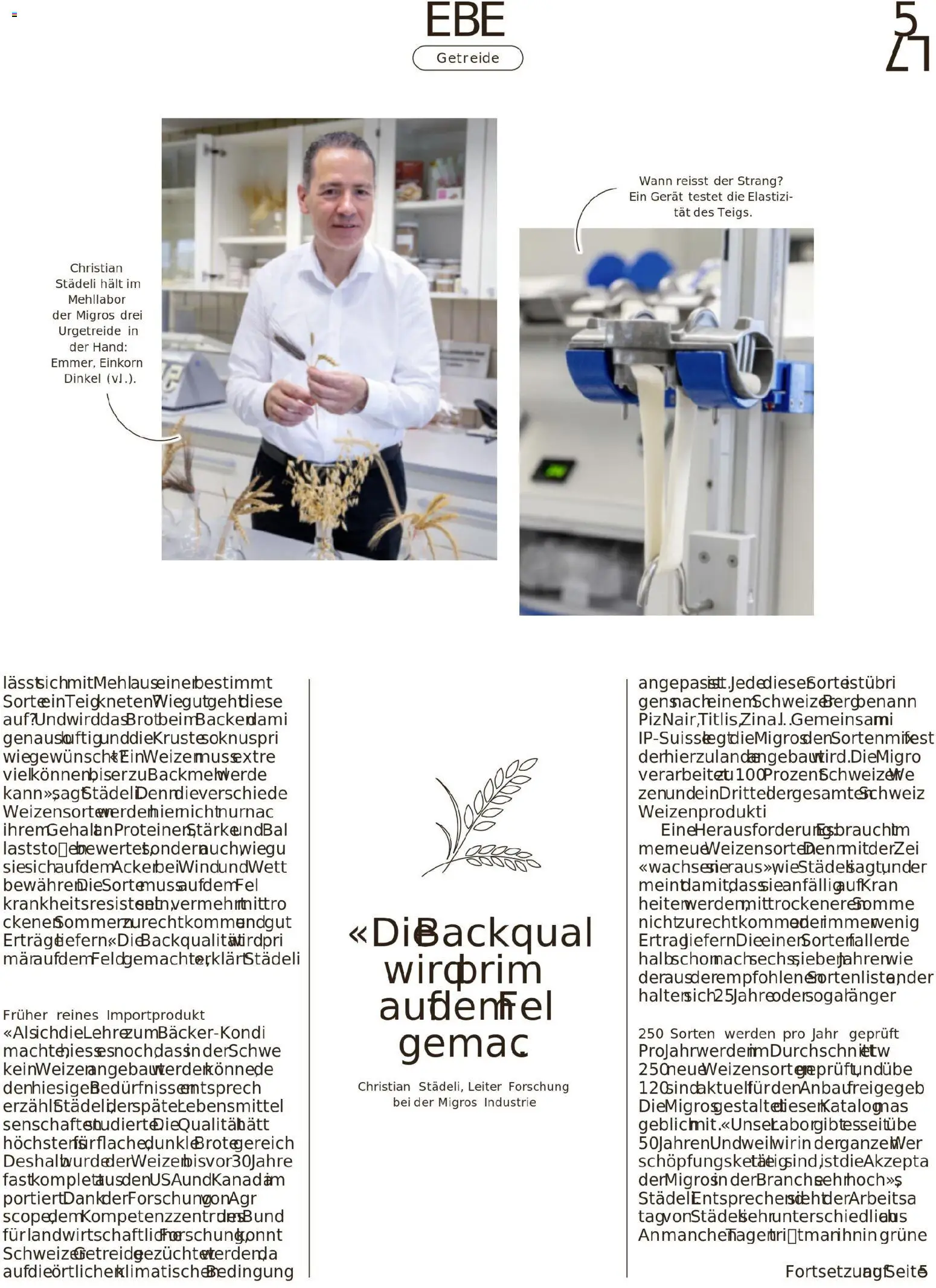 Migros Migros-Magazin-44-2025-d-AA – gültig ab 27.10.2025 | Seite: 57 | Produkte: Getreide