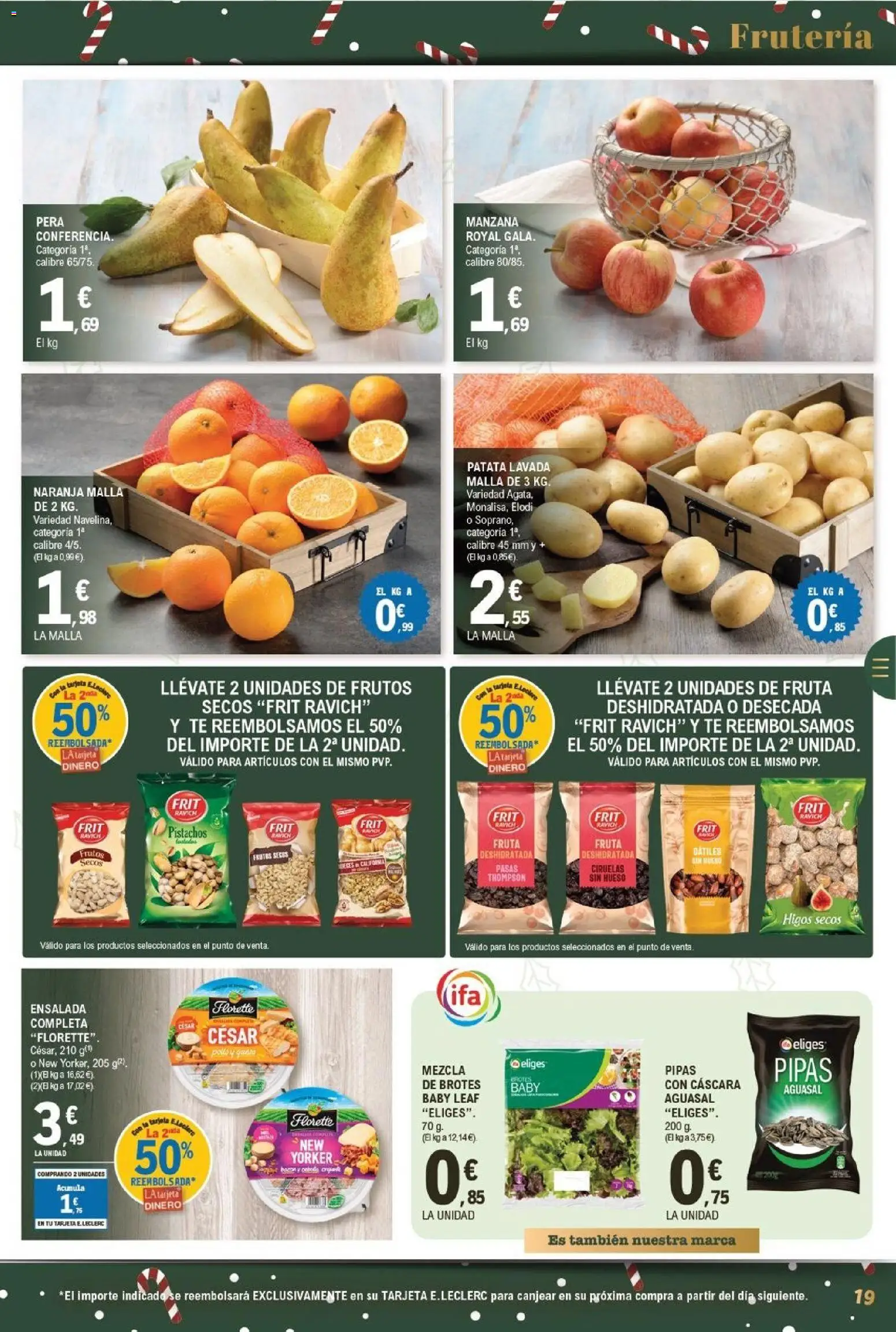 E.Leclerc folleto │ válido desde el 03.12.2025 | Página: 19 | Productos: Té, Ensalada, Παγωμένο τσάι, Σαντιγύ