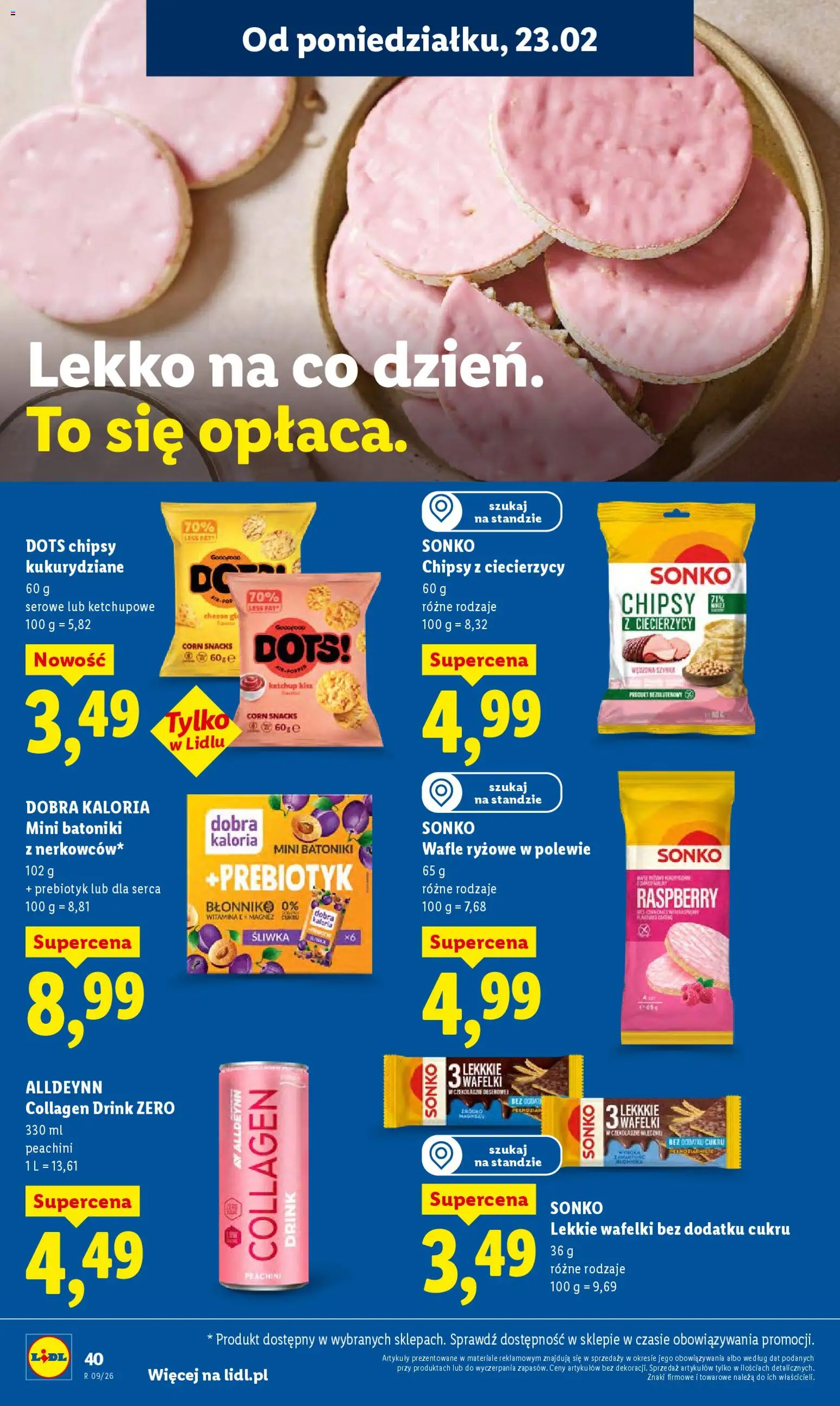 Lidl Polsko leták od 23.02.2026 | Strana: 40 | Produkty: Chipsy