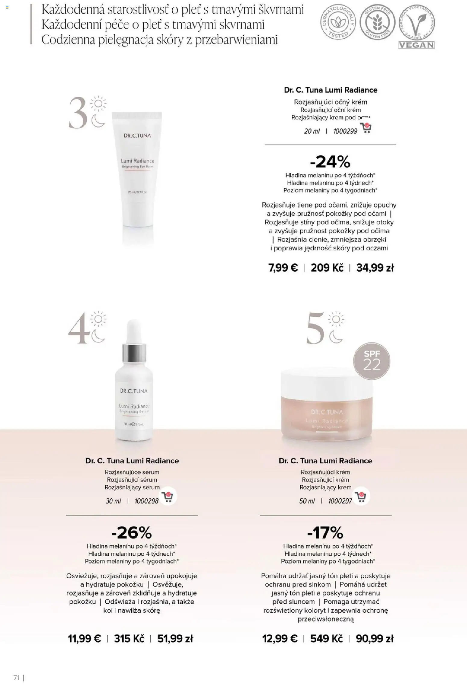 Nové Farmasi akcie – leták je platný od 01.01.2026 | Strana: 71 | Produkty: Krém