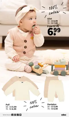 Wibra - Prévisualisation de Wibra catalogue valide à partir de 18.02.2026 | Page: 6 | Produits: Coton, Pull, Gilet, Pantalon