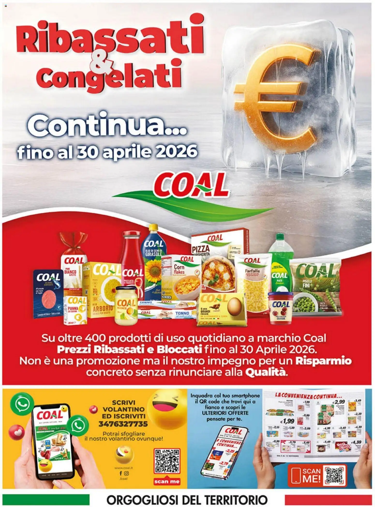 Volantino Coal del 22.01.2026 | Pagina: 16 | Prodotti: Pizza, Panna, Smartphone, Tonno